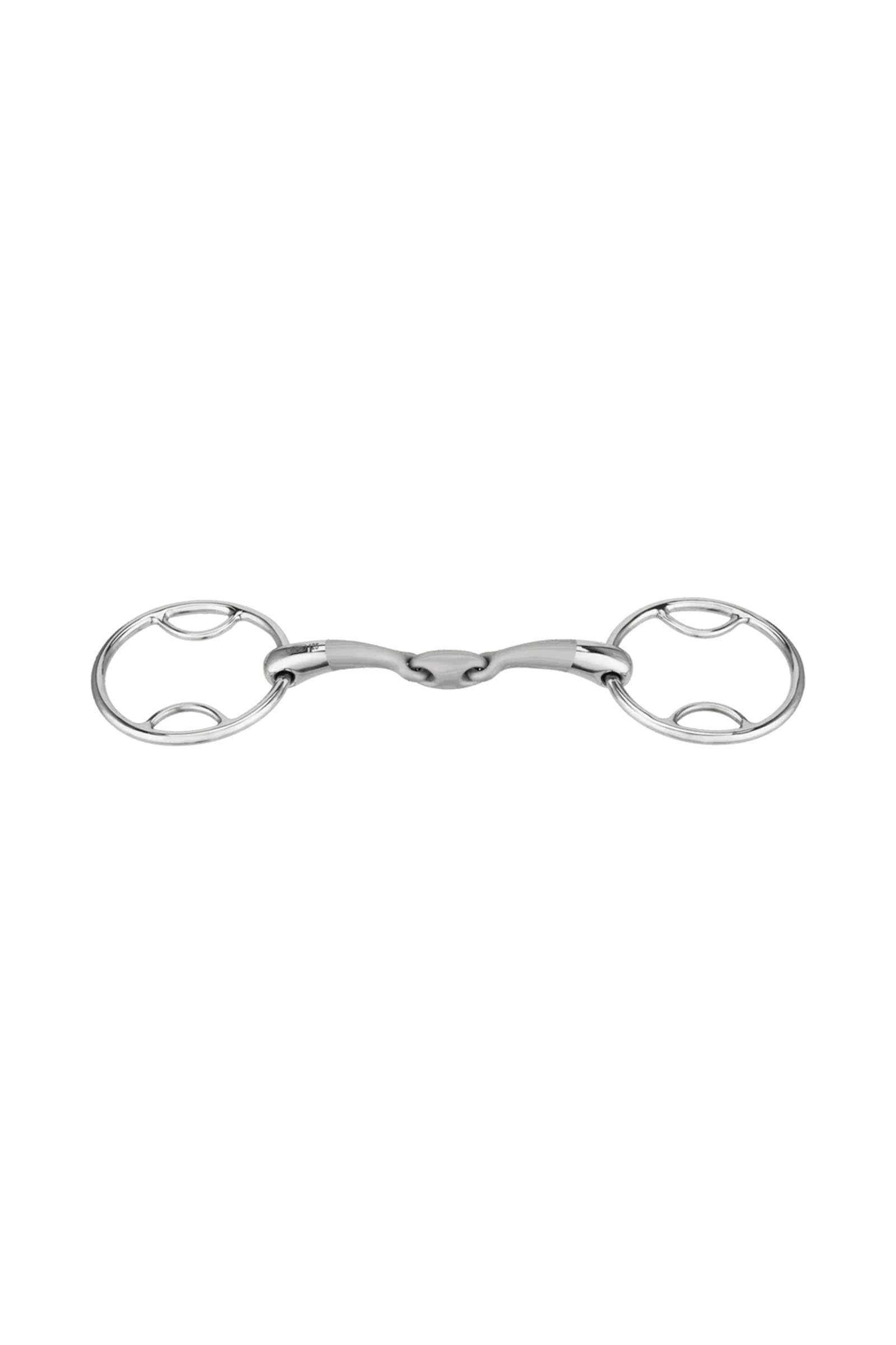 Sprenger Satinox 3-rings bitt, dobbelt leddet, 14 mm, rustfritt stål Bitt