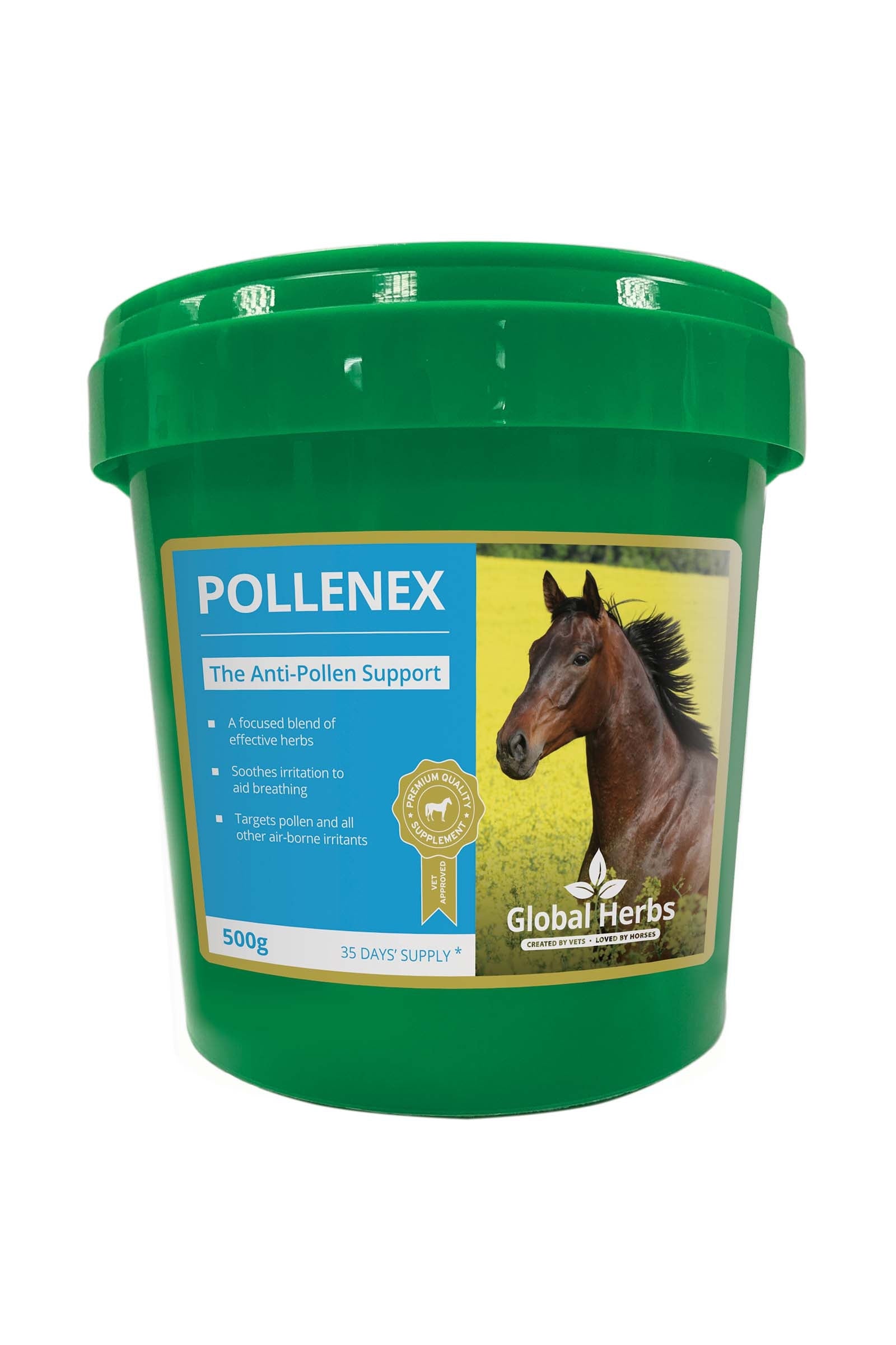 Global Herbs Pollene-X, 500 gram Horse Feed & Nutrition