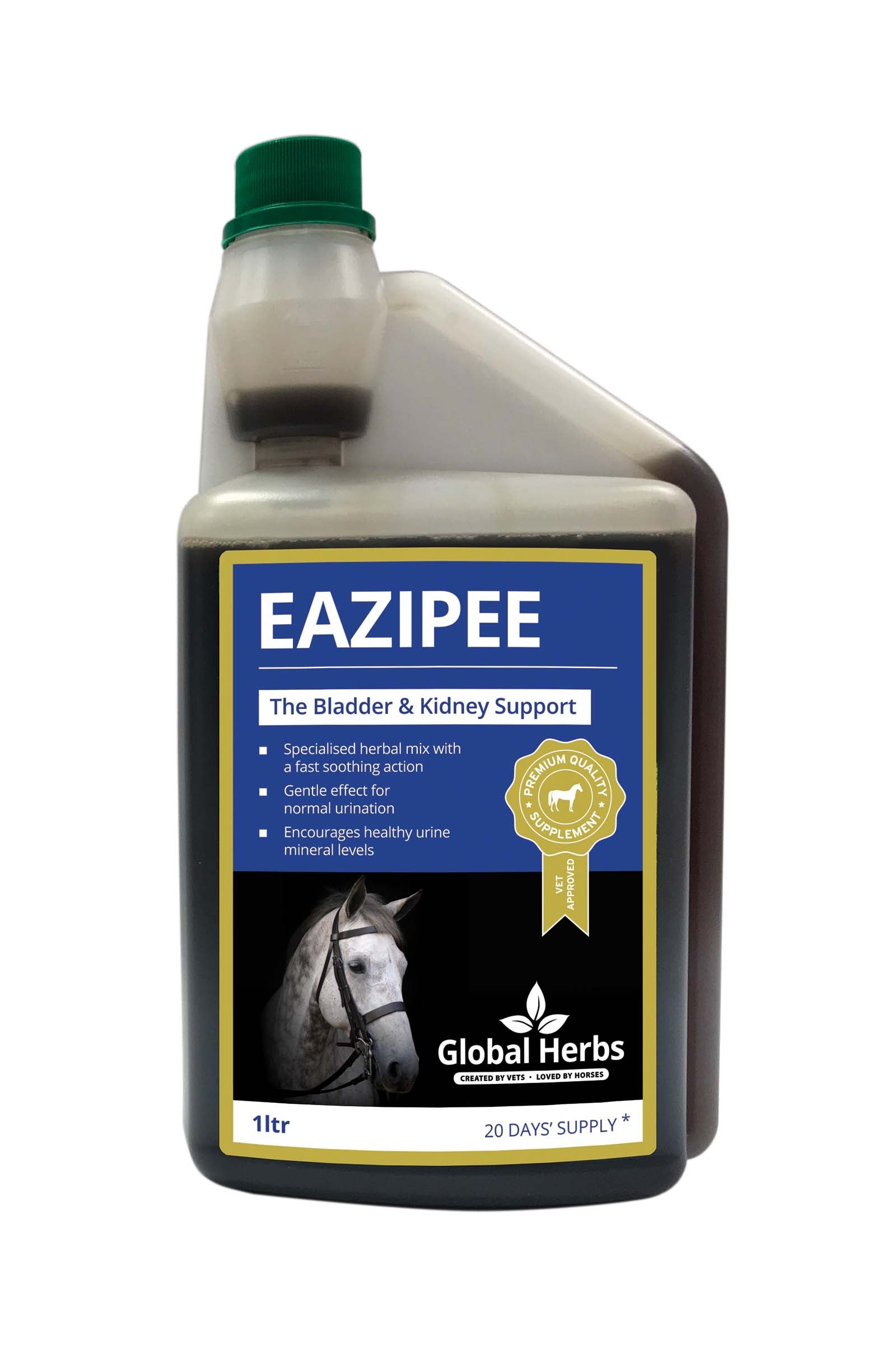 Global Herbs EaziPee, flytende, 1 liter Horse Feed & Nutrition