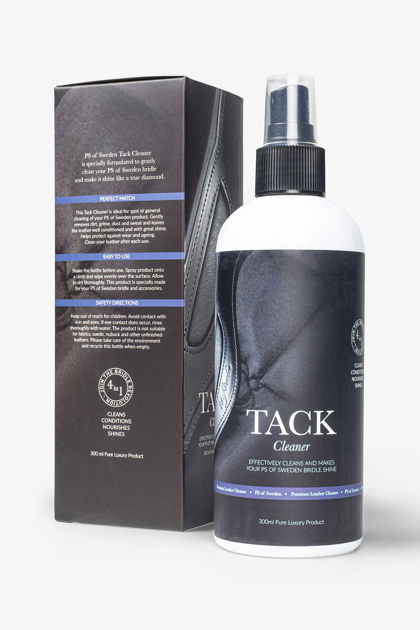 PS of Sweden Leather Cleaner 4-in-1, 300 ml Hestepleie