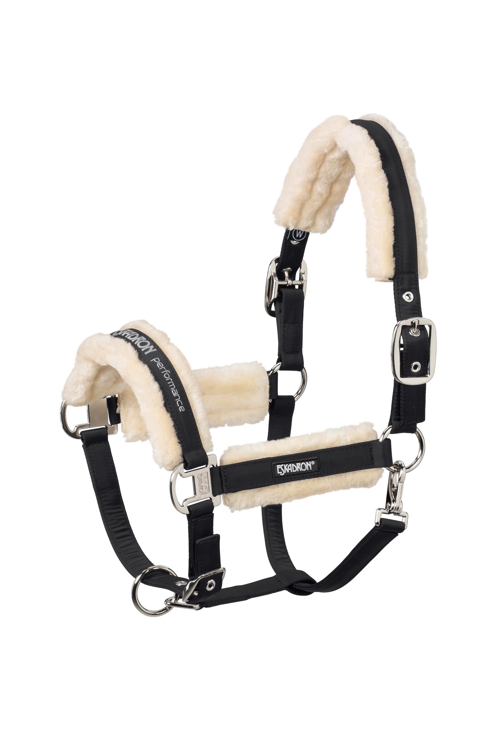 Eskadron Faux Fur Halter Double Pin Fluebeskyttelse til hest