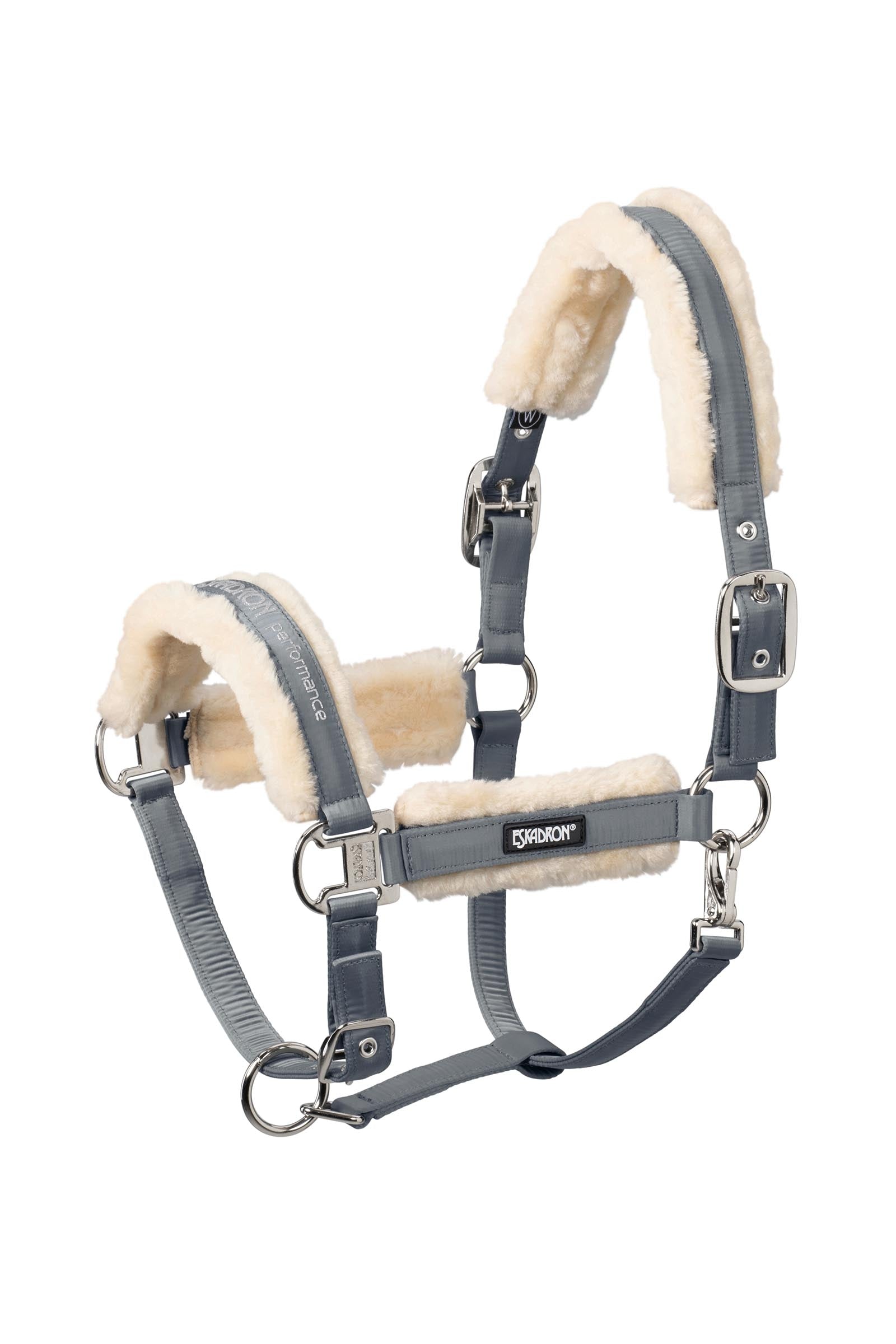 Eskadron Faux Fur Halter Double Pin Fluebeskyttelse til hest