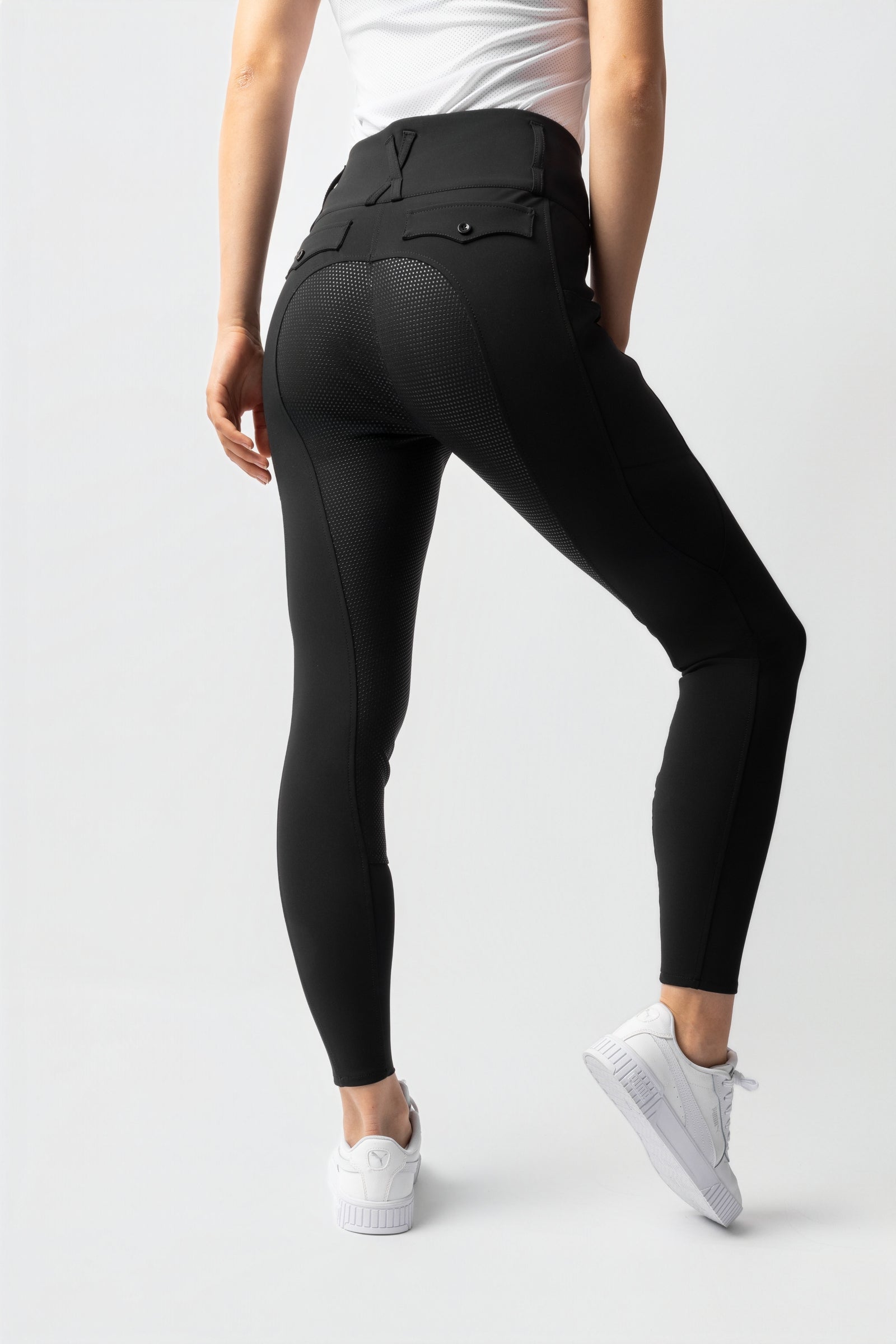 Horze Leonie ridebukser for kvinner med helforsterkning i silikon UPF 40+ Womens Breeches