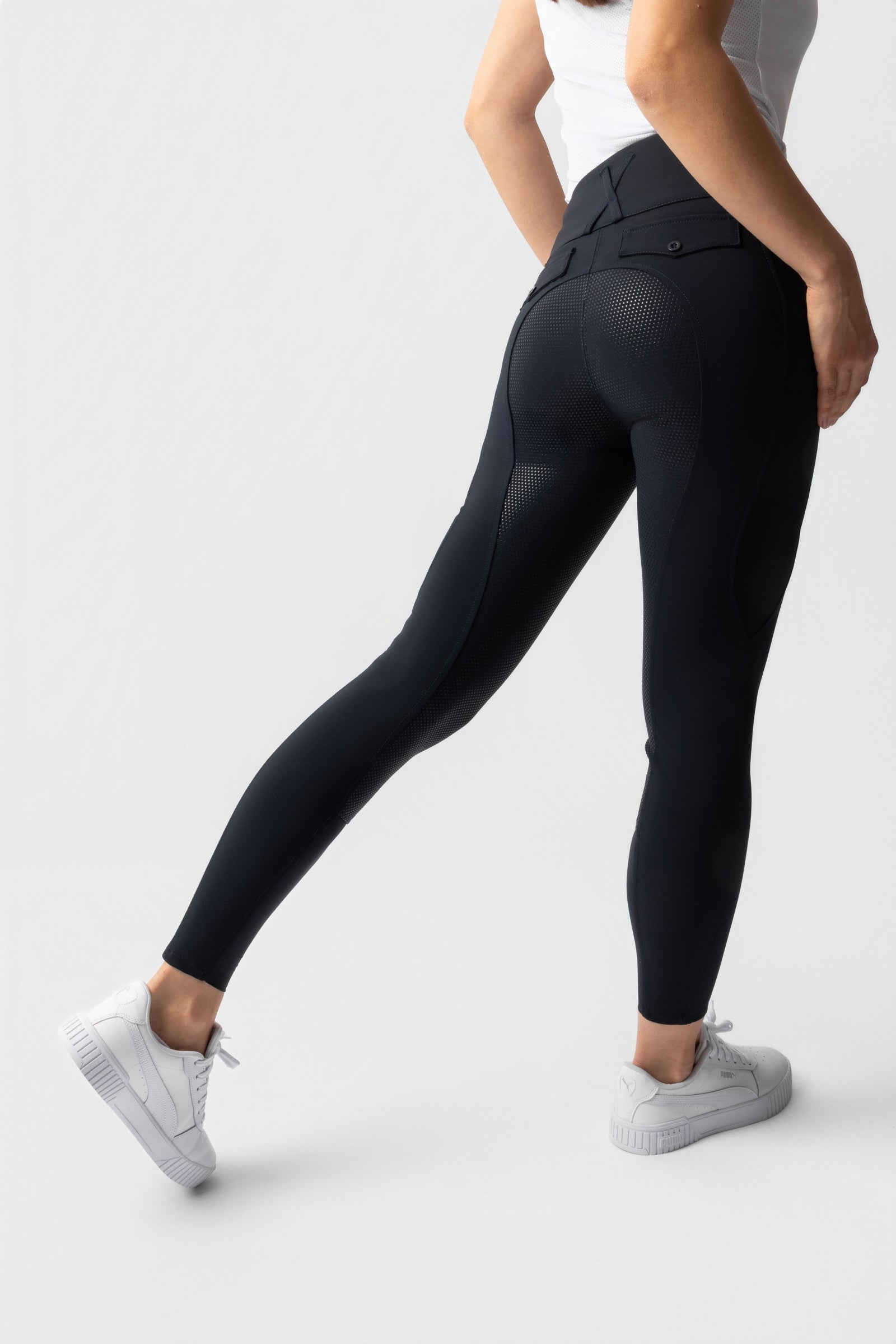 Horze Leonie ridebukser for kvinner med helforsterkning i silikon UPF 40+ Womens Breeches
