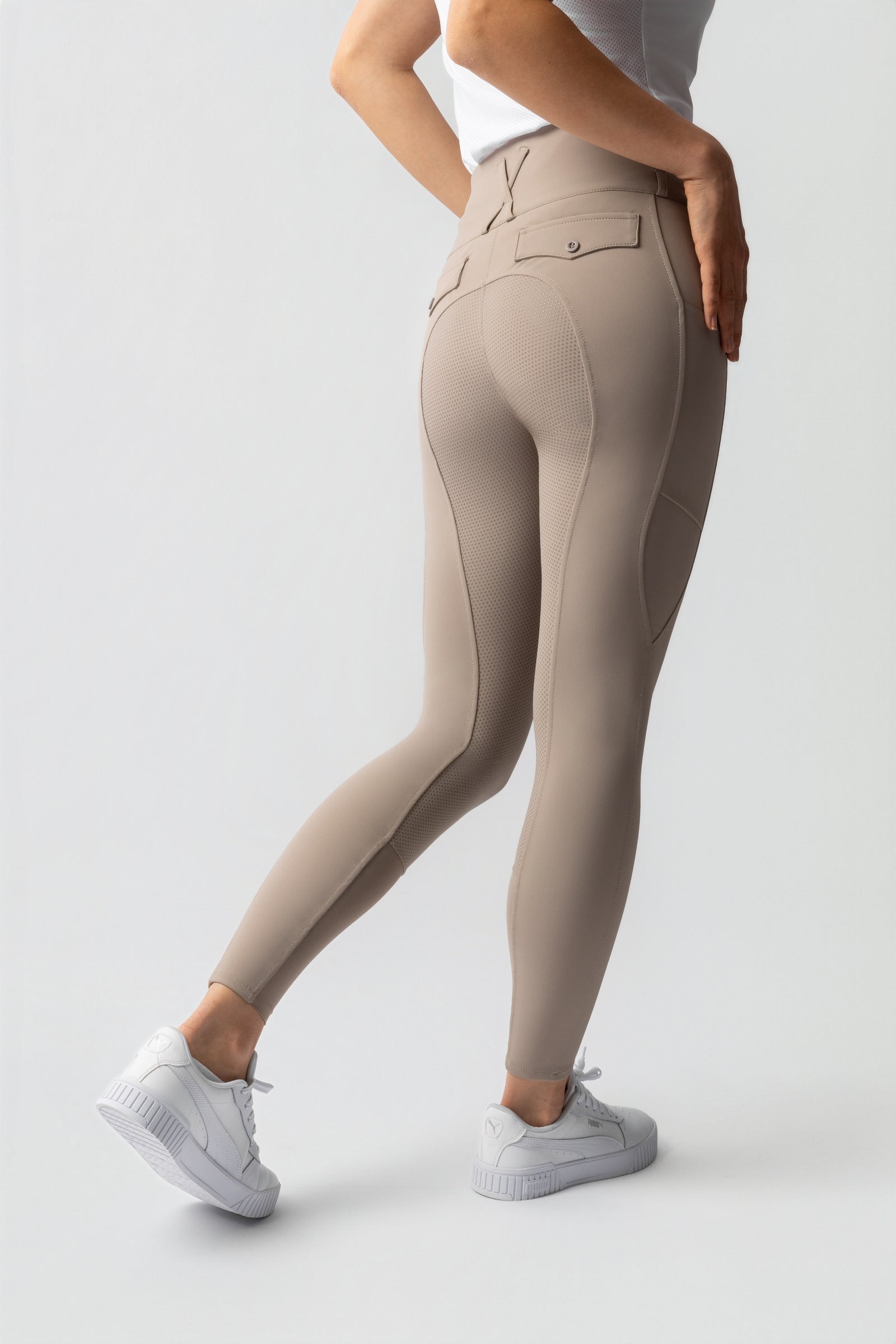 Horze Leonie ridebukser for kvinner med helforsterkning i silikon UPF 40+ Womens Breeches
