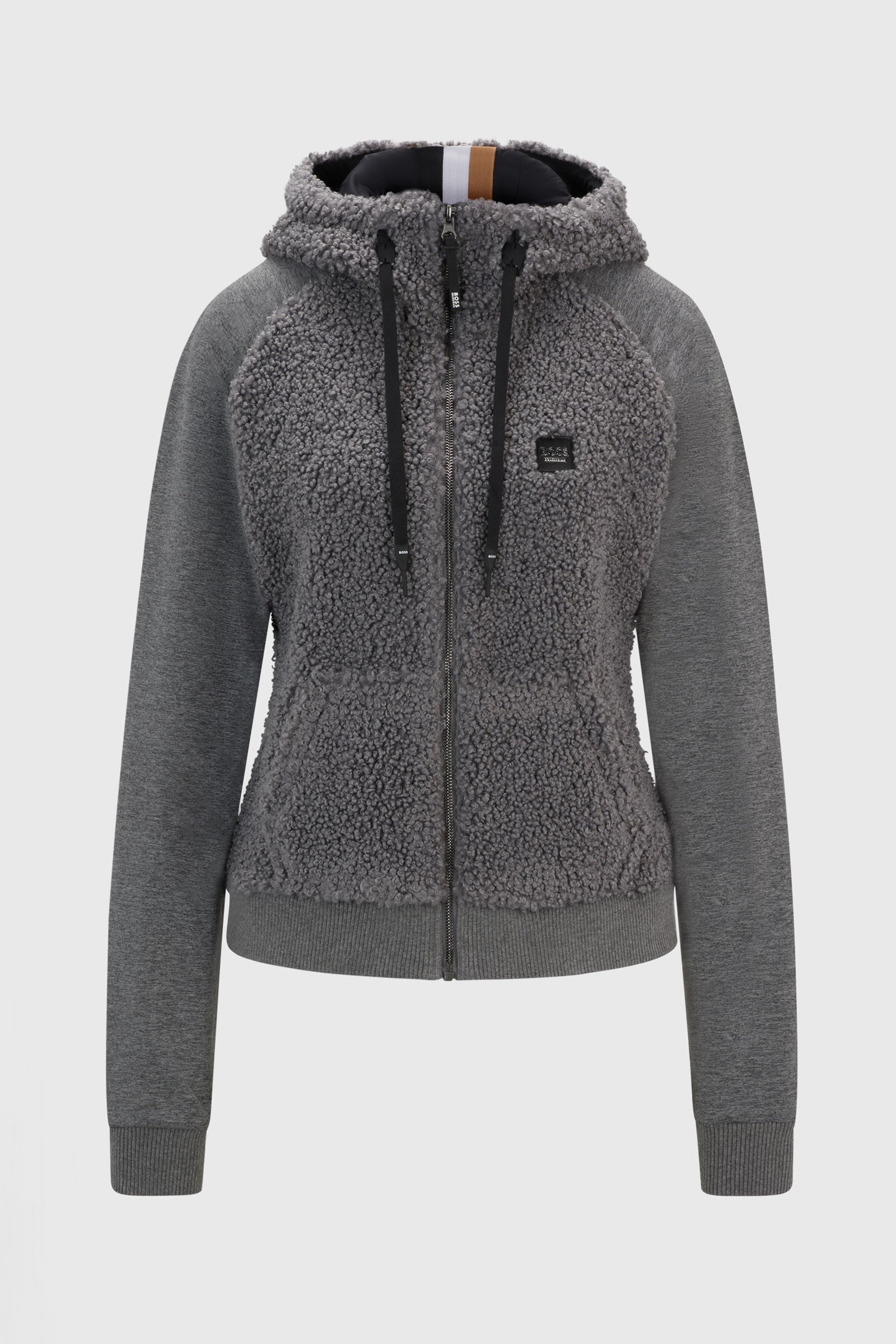 BOSS Equestrian Boss Riva Teddy Hybrid Zip hettegenser Rideklær til dame