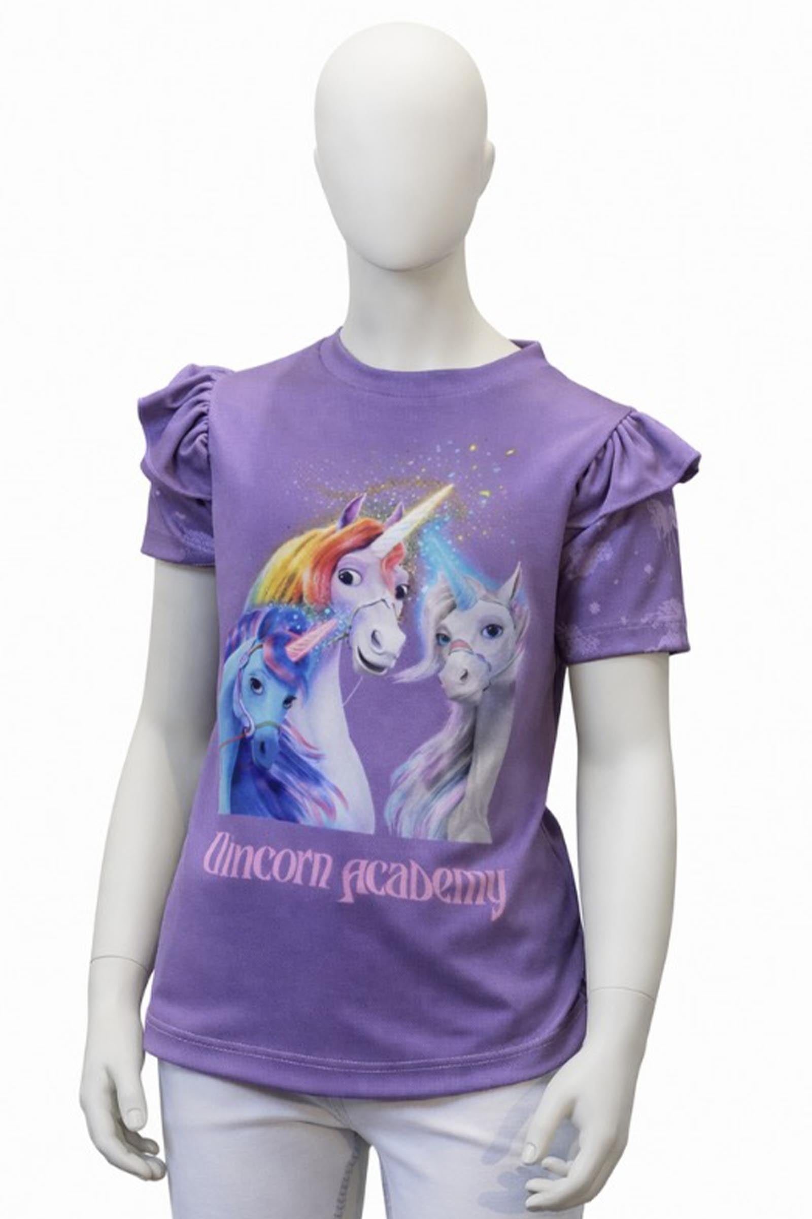 Kavalkade Unicorn Academy Wings barne-T-skjorte Rideklær til barn