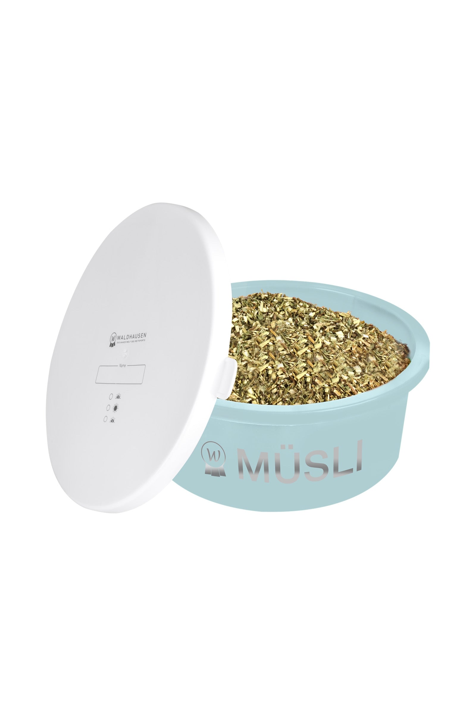 Waldhausen Muesli Bowl With Lid Horse Feeders & Waterers