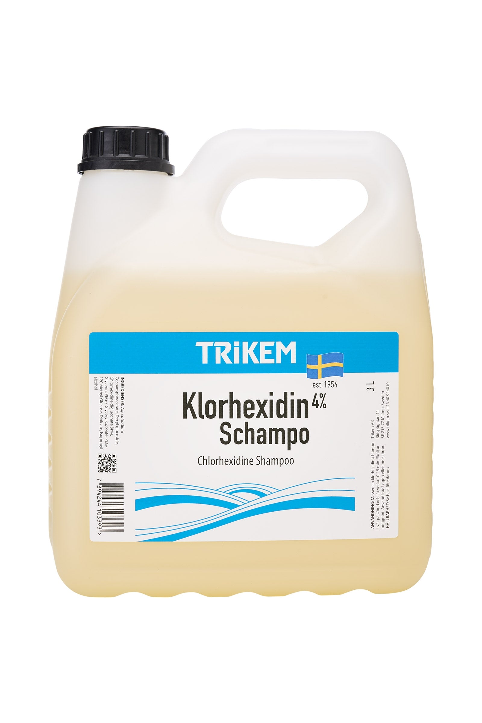 Trikem Chlorhexidine Shampoo, 3 Litre Horse Health Care