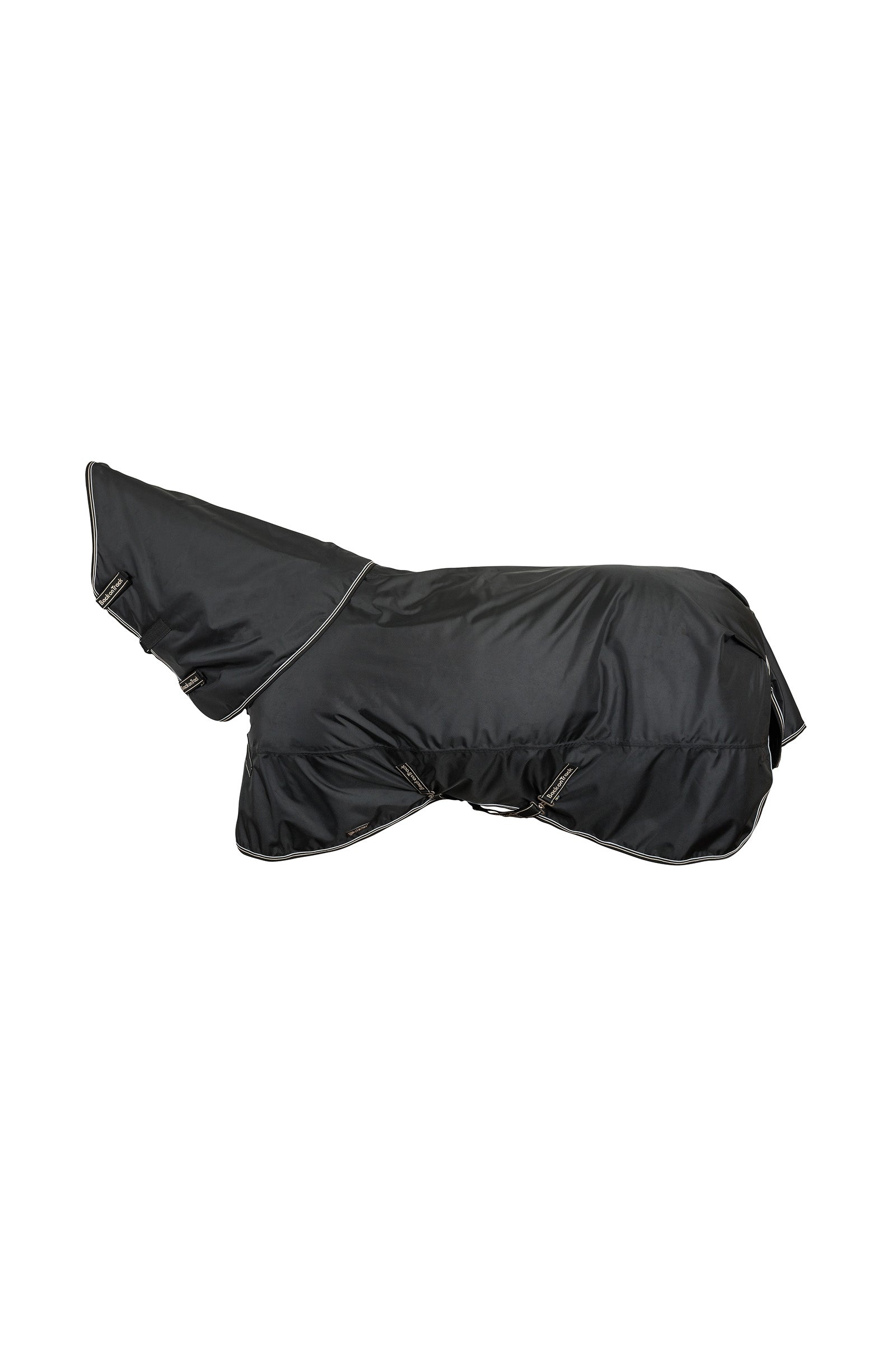 undefined Back on Track Obsidian Turnout Rug With Detachable Neck, 150g Horse Rugs