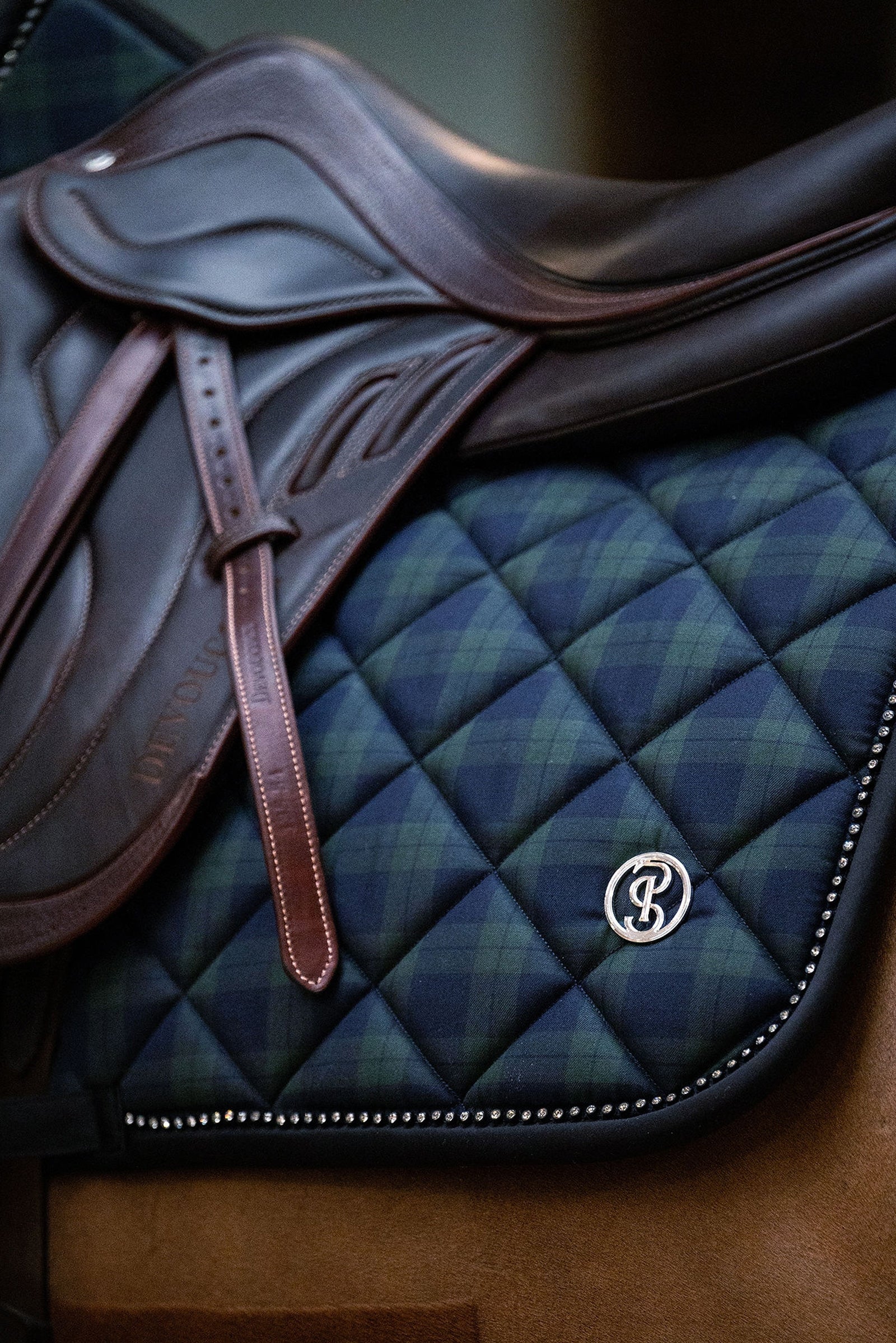 PS of Sweden Checked Jumping Saddle Pad Saddle Pads