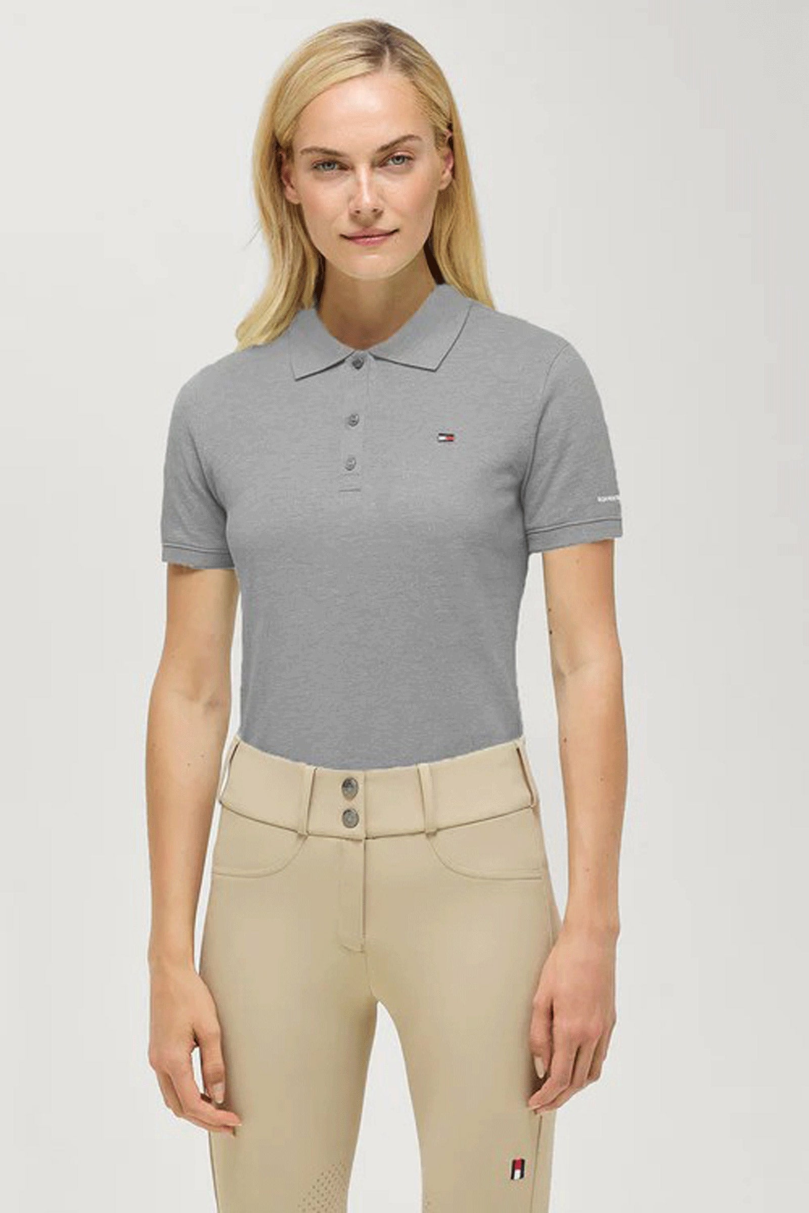 Tommy Hilfiger Equestrian pique-skjorte dame Rideklær til dame