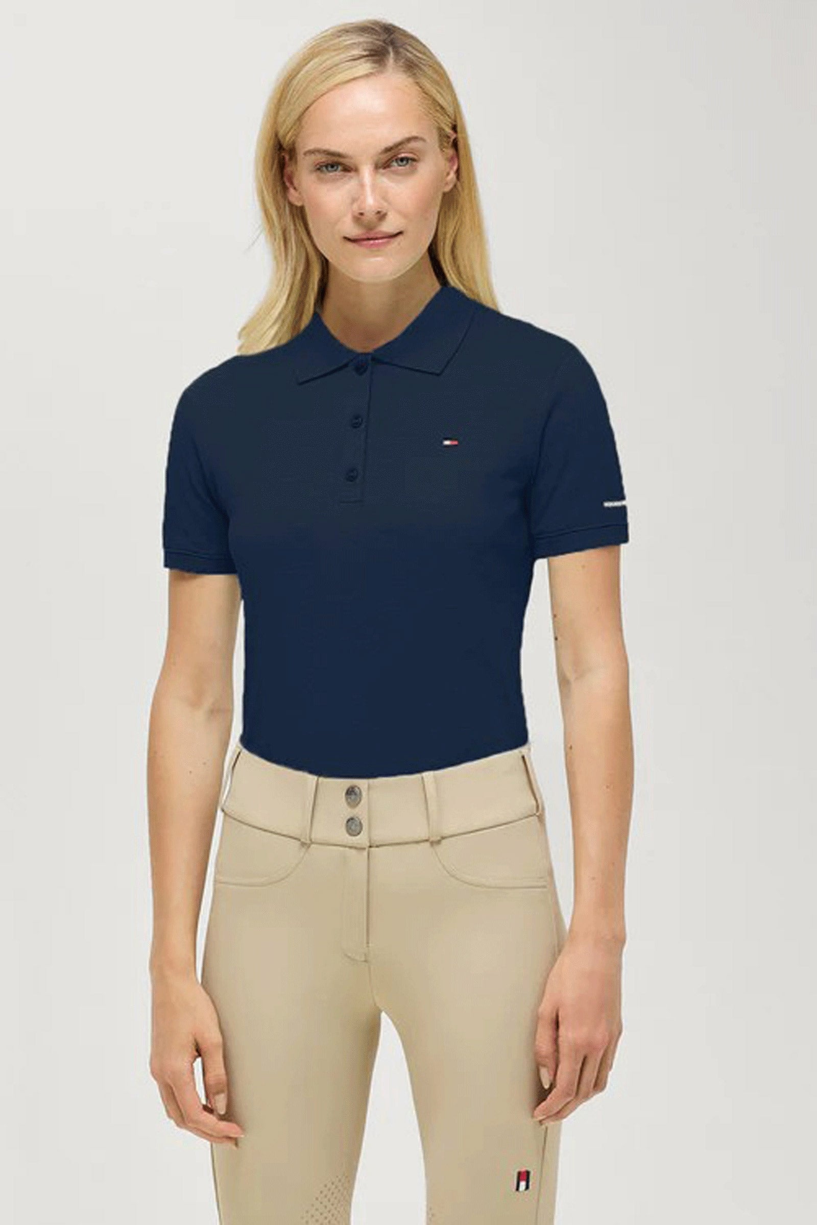 Tommy Hilfiger Equestrian pique-skjorte dame Rideklær til dame