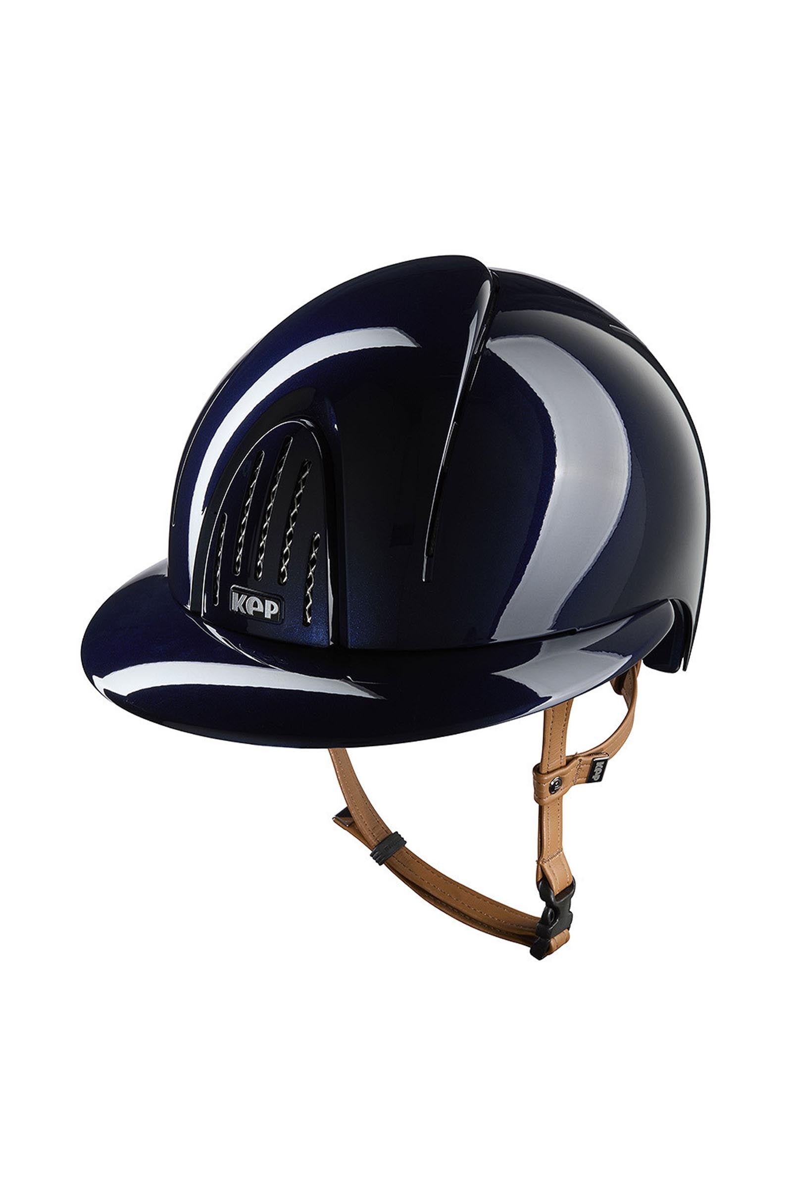 KEP Helmets KEP NOVA ABS Metal Polish/Beige Polo Riding Helmet Ridehjelm & sikkerhetsvest
