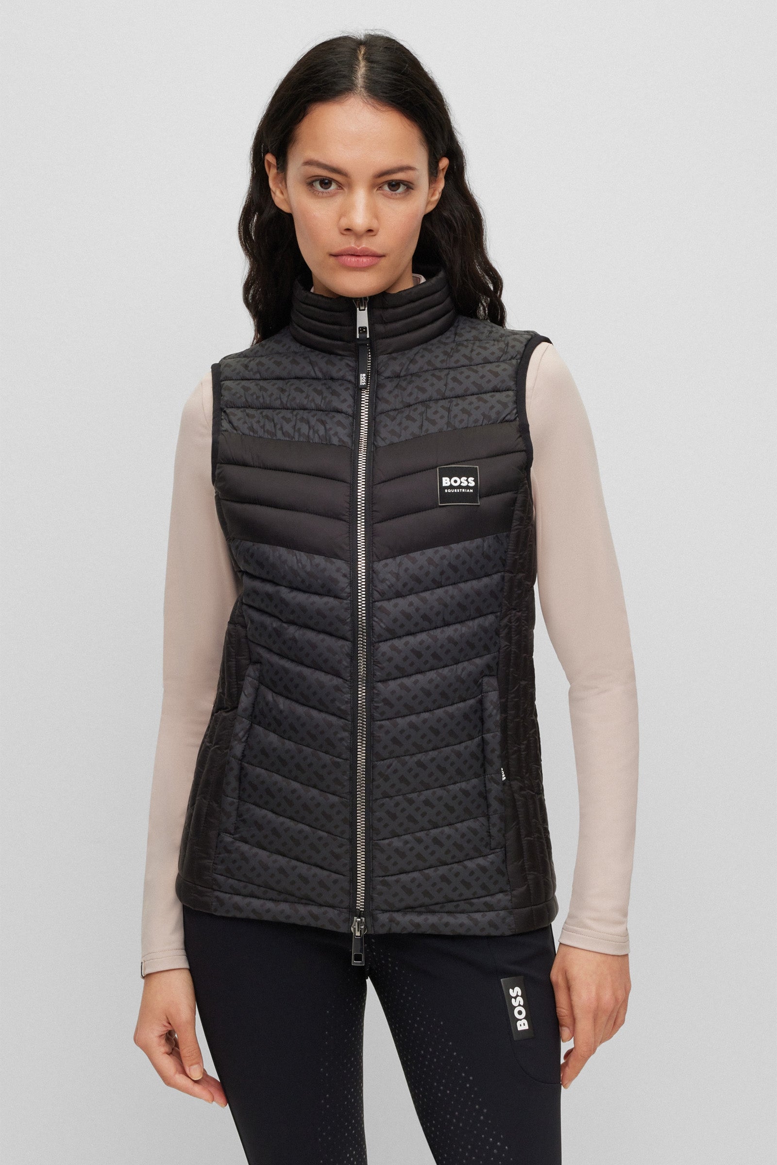 BOSS Equestrian Boss Bea Monogram damevest Rideklær til dame