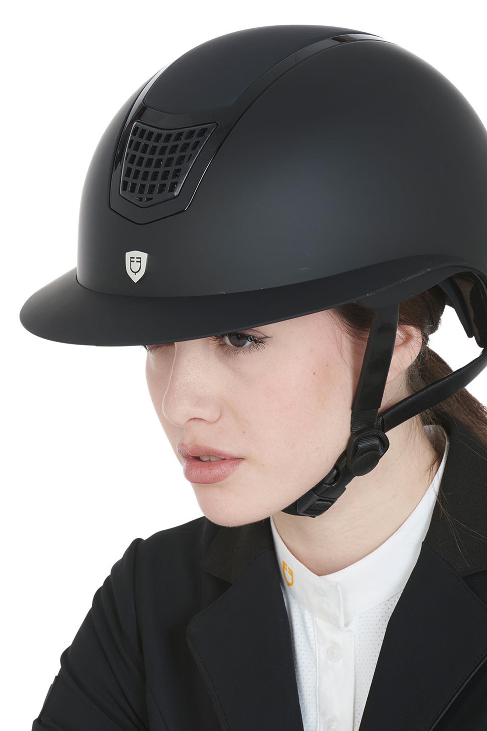Equestro Ultra-light Helmet in Resistant Matte Plastic En 1384-2023 Homologation Safety Equipment