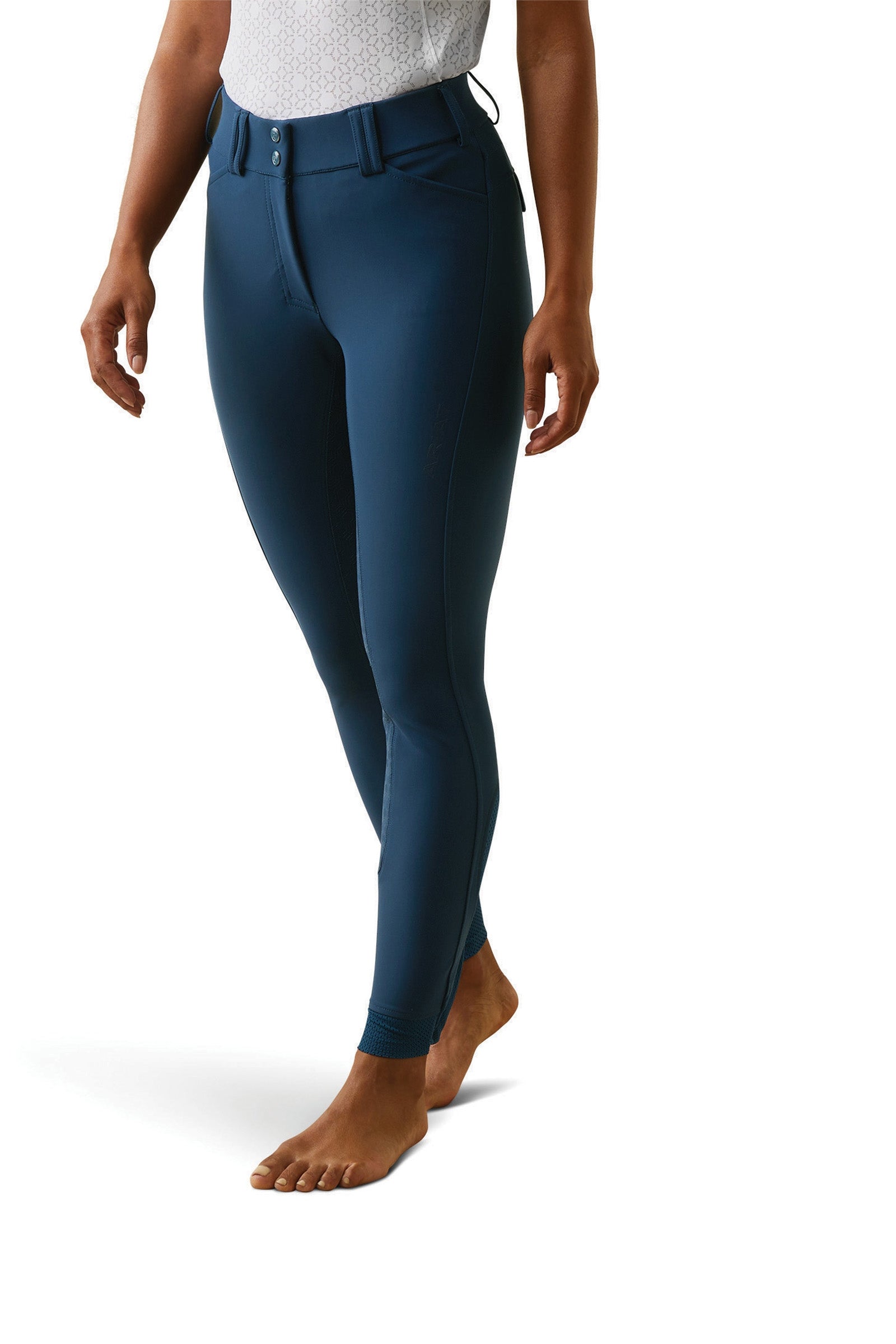 Ariat Tri Factor Women's Full Seat Breeches With Silicone Grip Womens Breeches