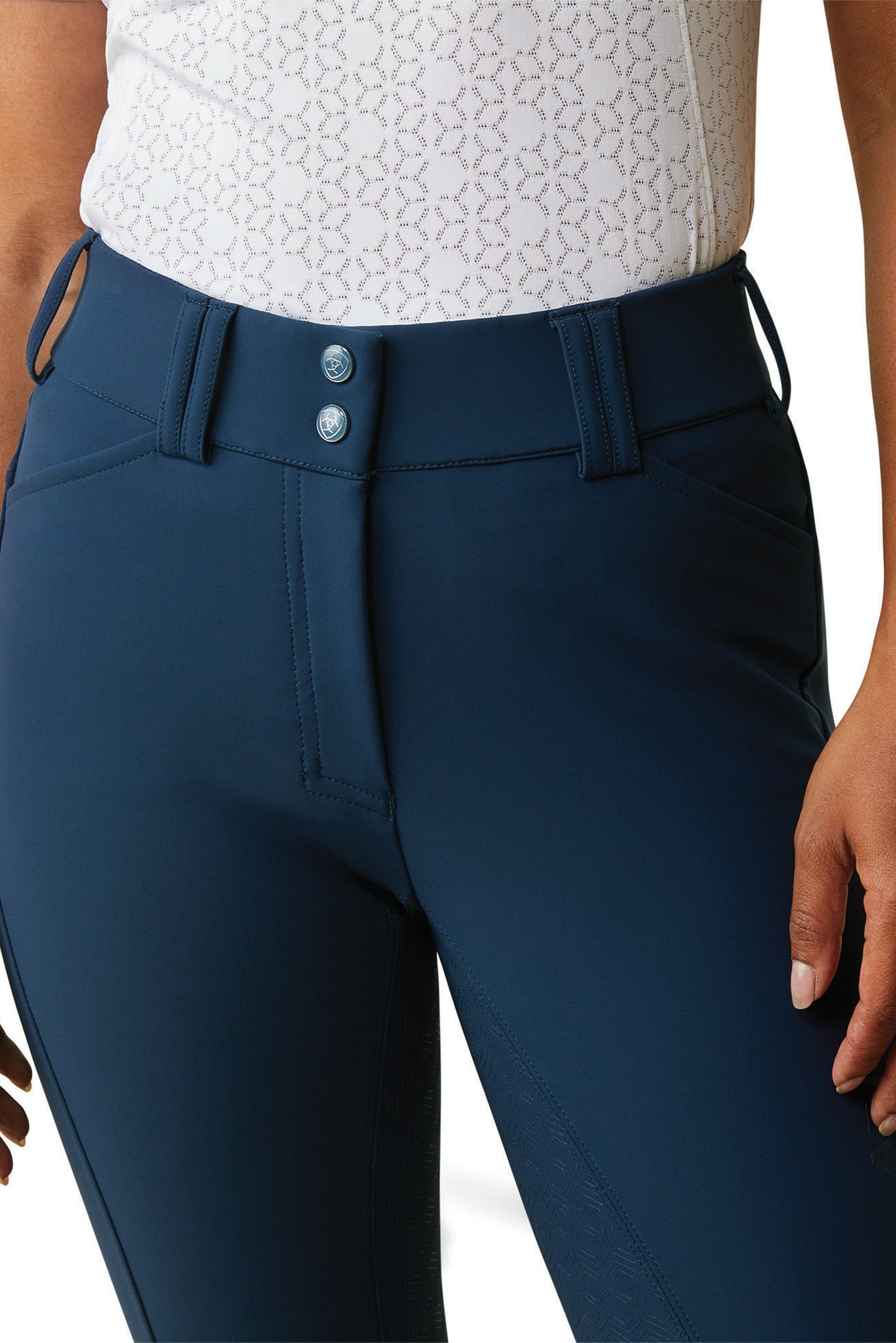 Ariat Tri Factor Women's Full Seat Breeches With Silicone Grip Womens Breeches