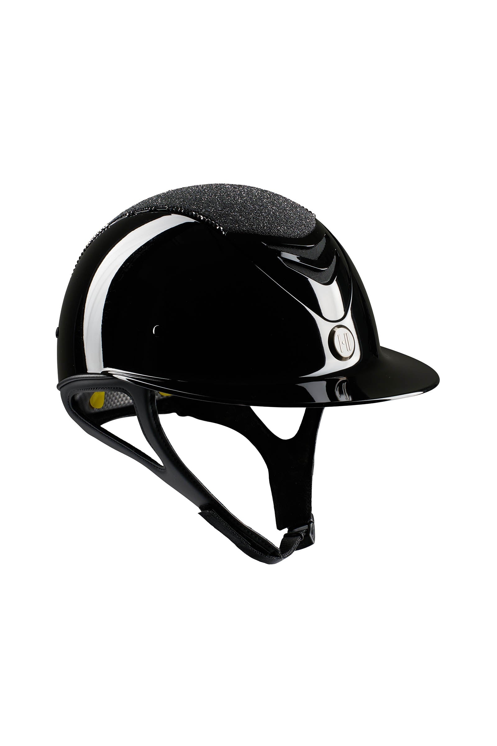 OneK Mips Acance Glossy Glitter w Swarovski Ridehjelm & sikkerhetsvest
