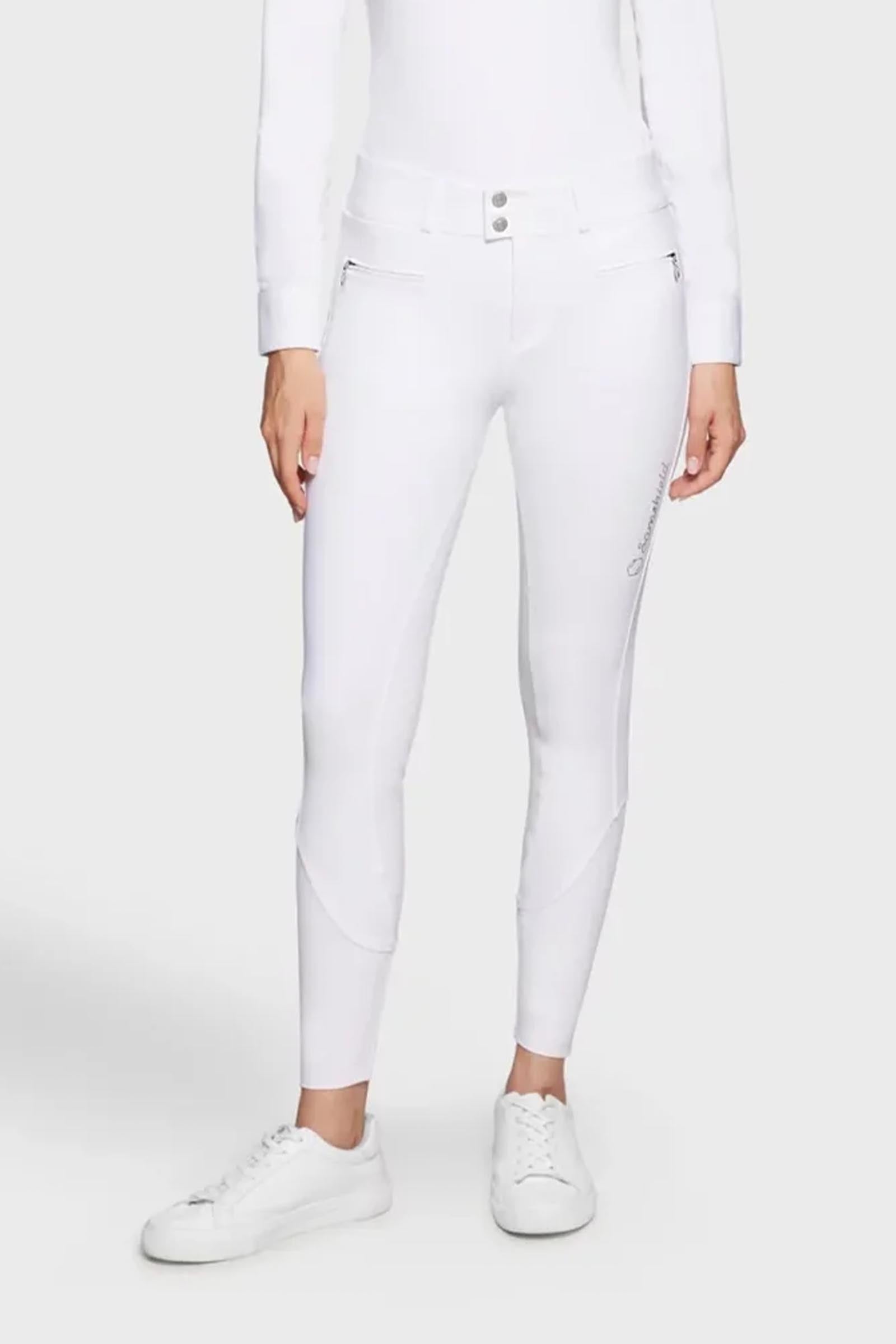Samshield Clara Women´s Full Grip Breeches With Swarovski Trimming Womens Breeches