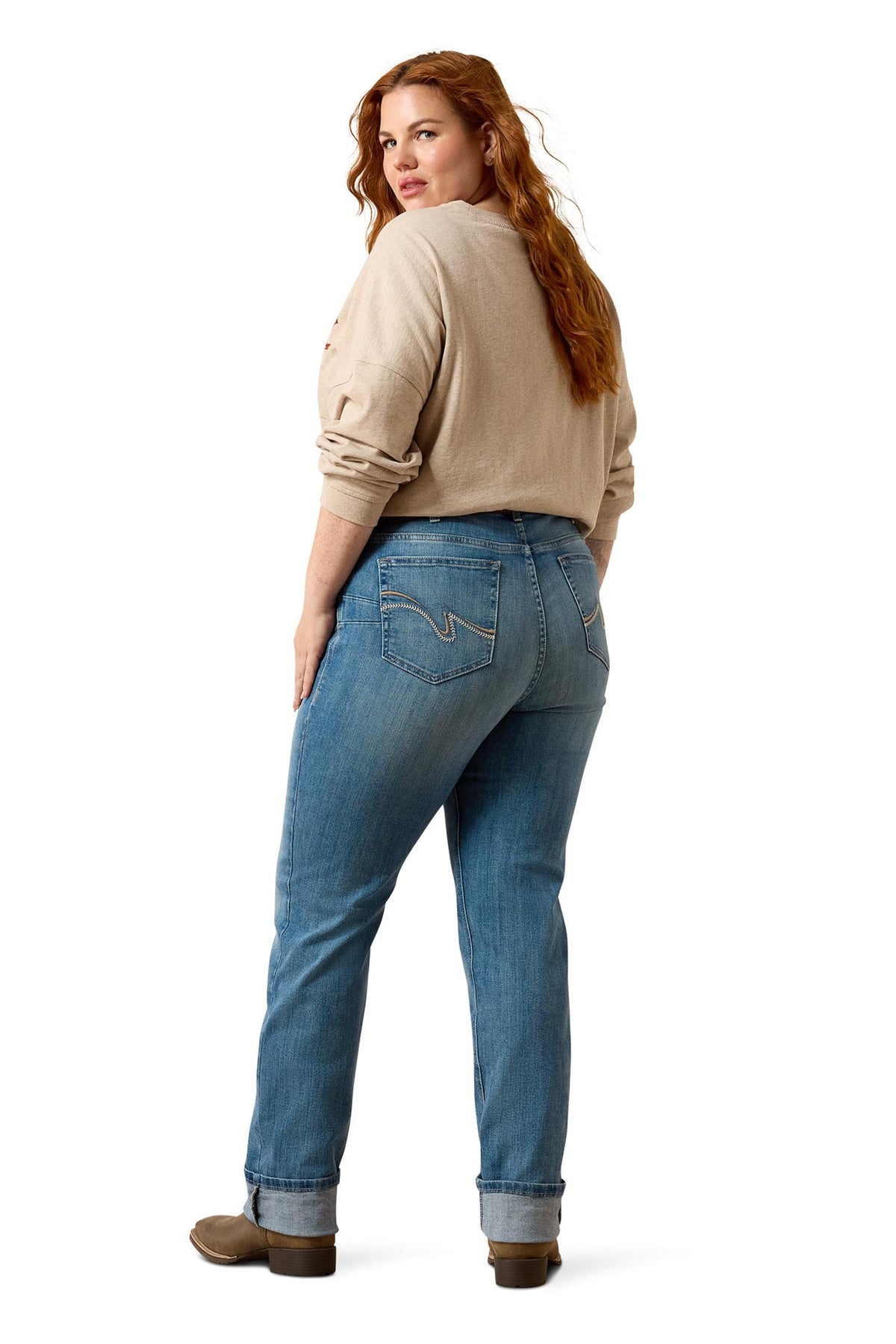 Ariat Women's Perfect Rise Reya Straight Leg Jeans Womens Breeches