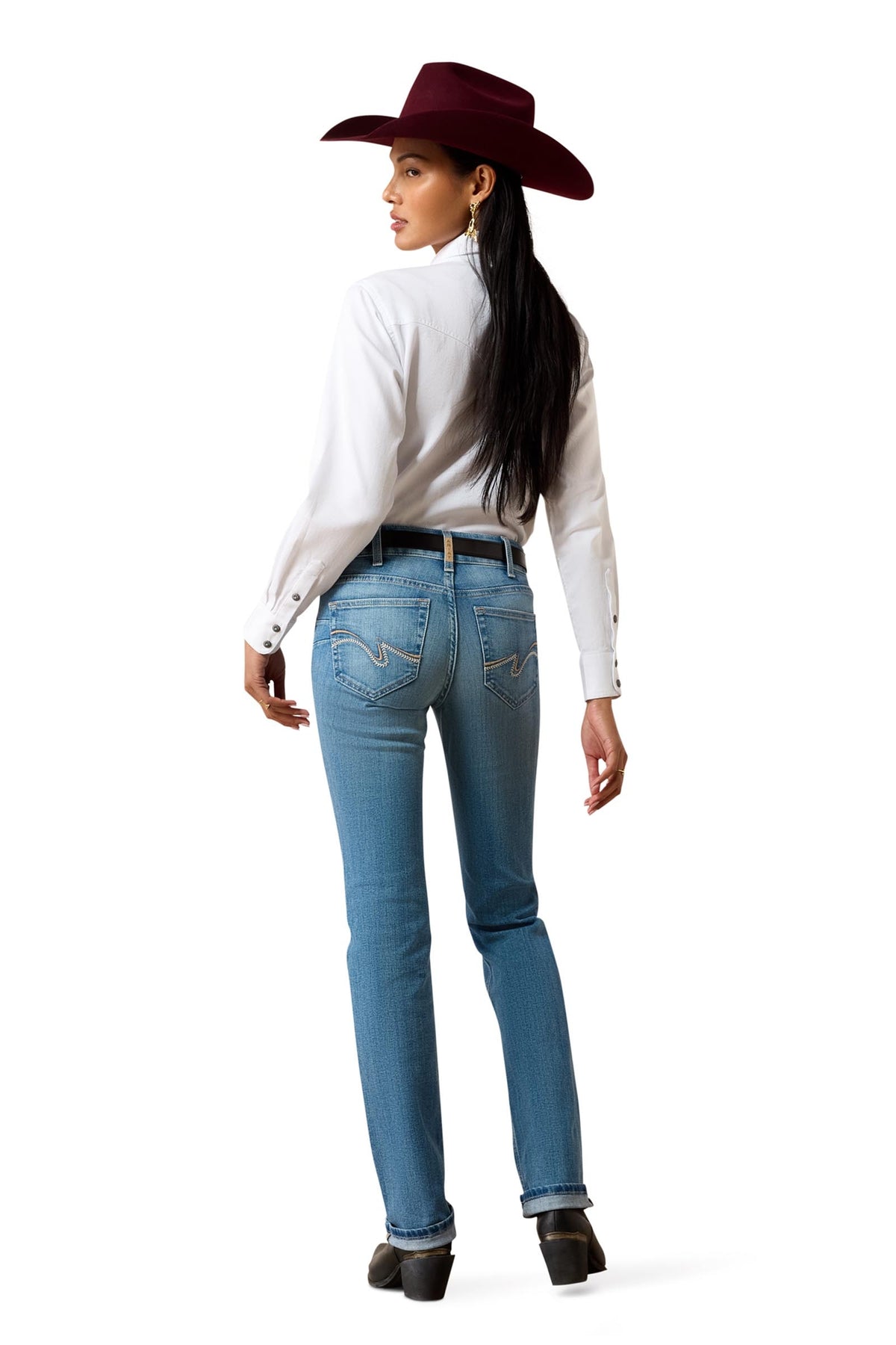Ariat Women's Perfect Rise Reya Straight Leg Jeans Womens Breeches