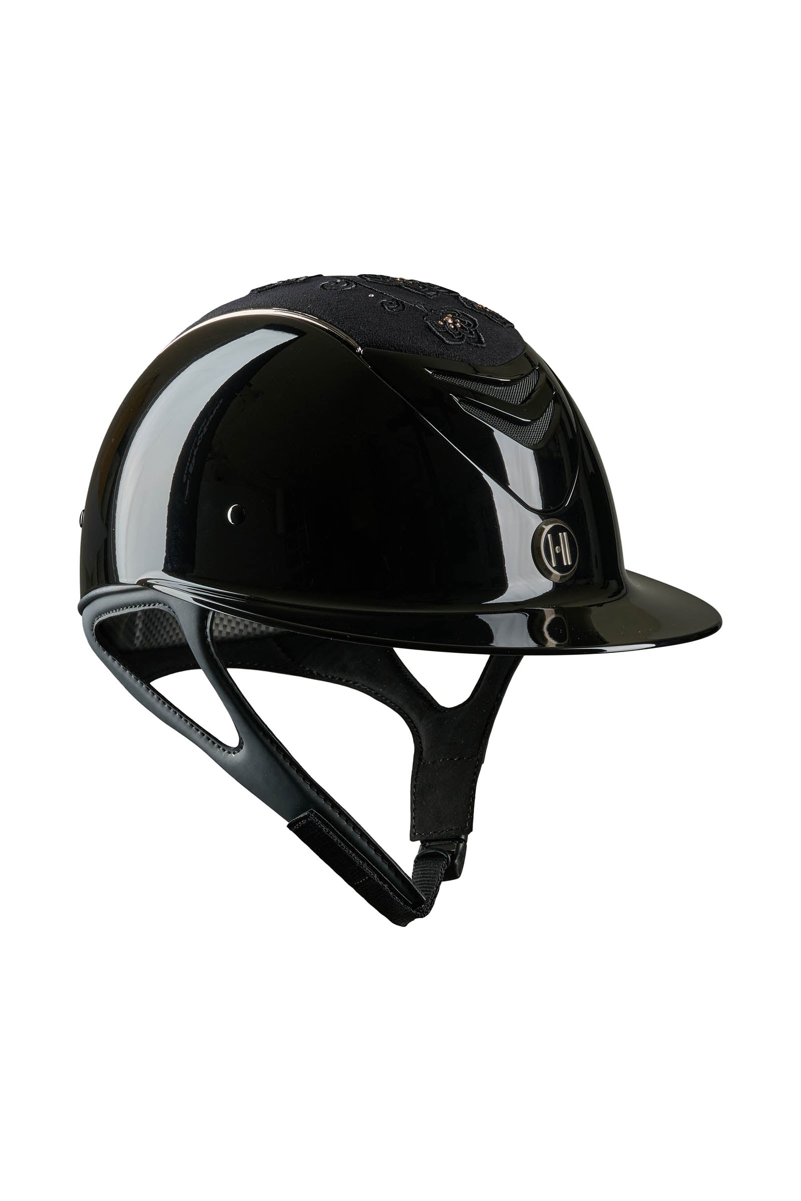 OneK Advanced Glossy Embroidered Chrome Ridehjelm & sikkerhetsvest