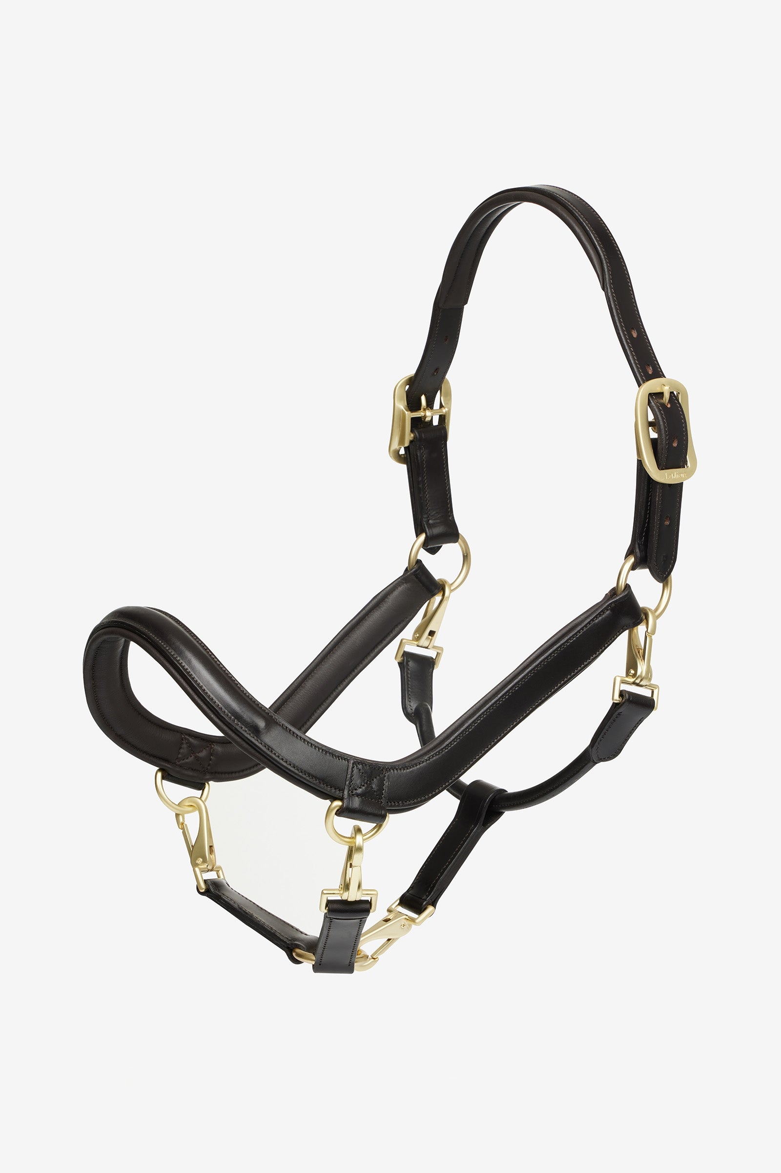 LeMieux Leather Grooming Headcollar Grimer og leietau