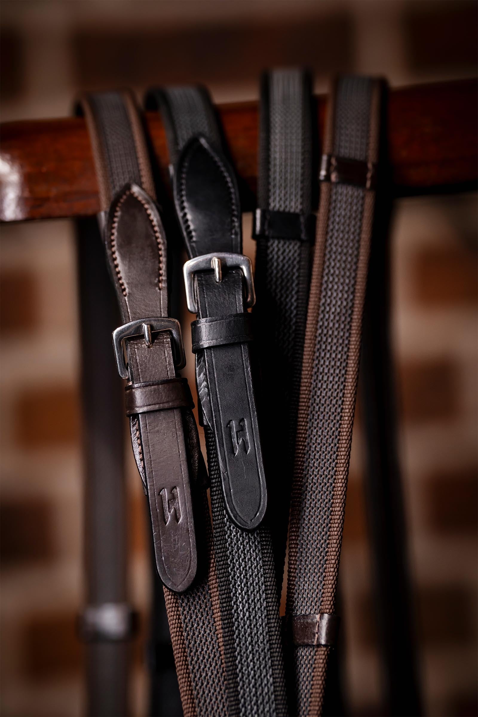 Horseware Rubber Grip Continental Reins Bridles & Reins