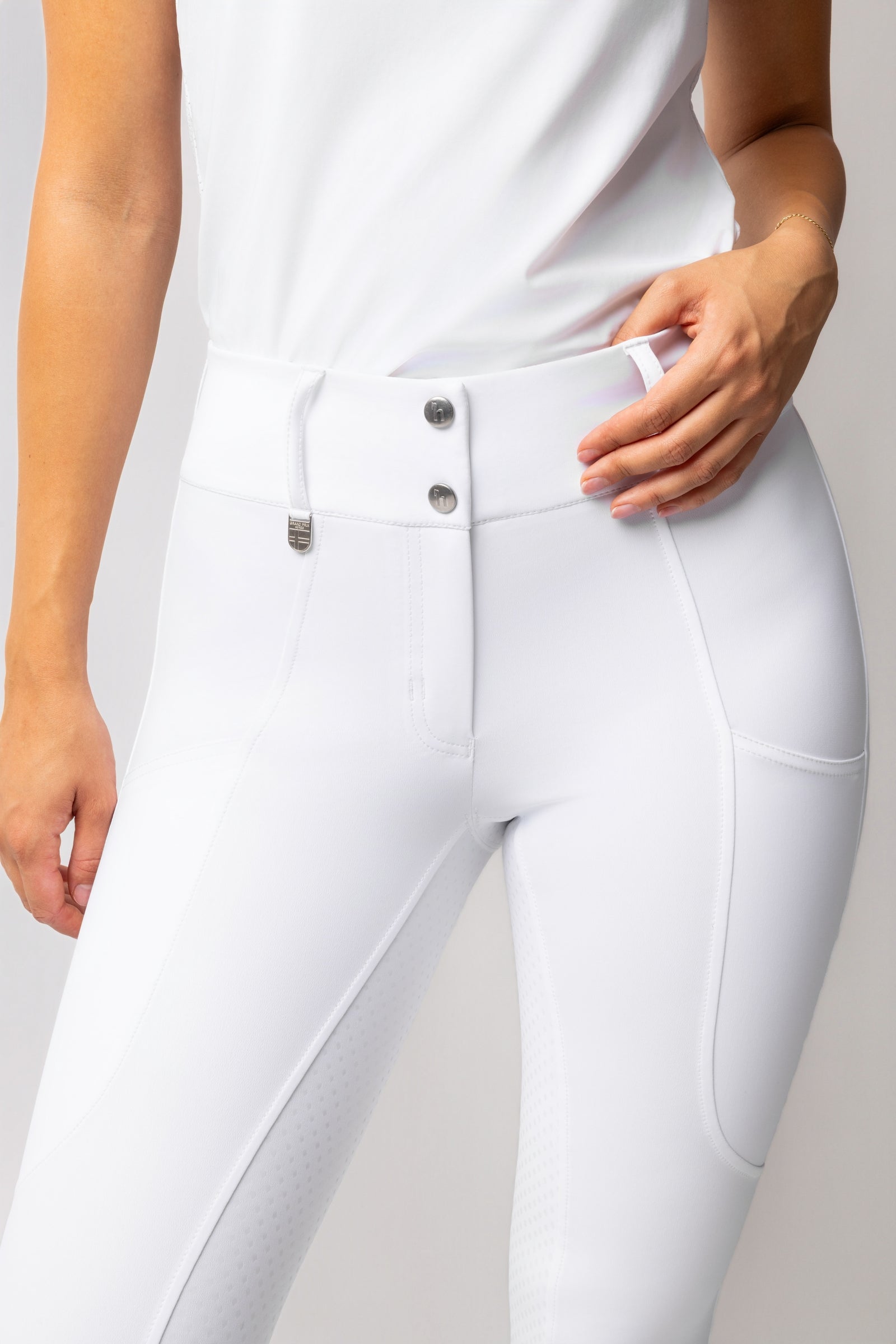 Horze Grand Prix Show Full Grip Breeches UPF 50+ Womens Breeches