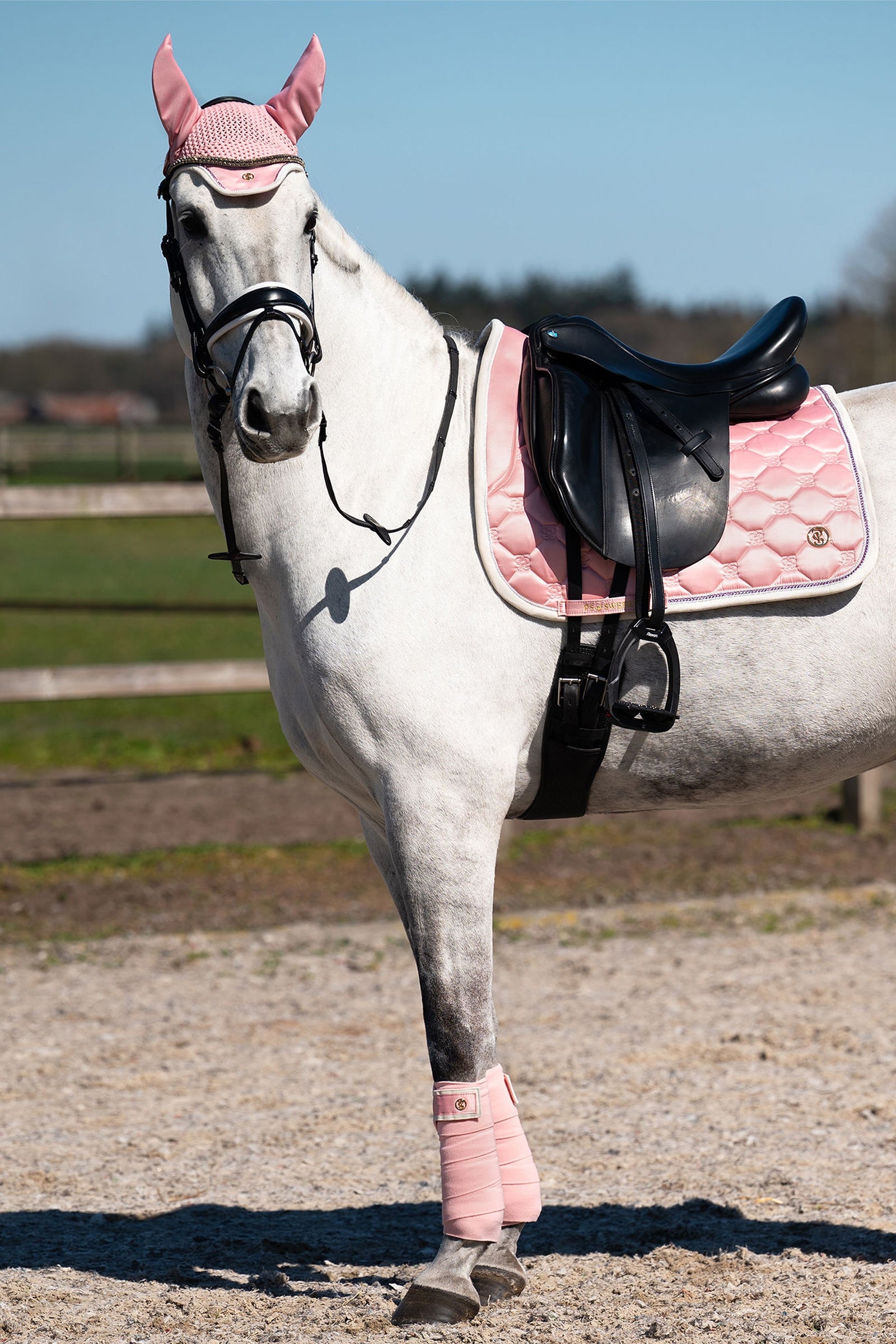 PS of Sweden Vintage Monogram Dressage Saddle Pad Saddle Pads