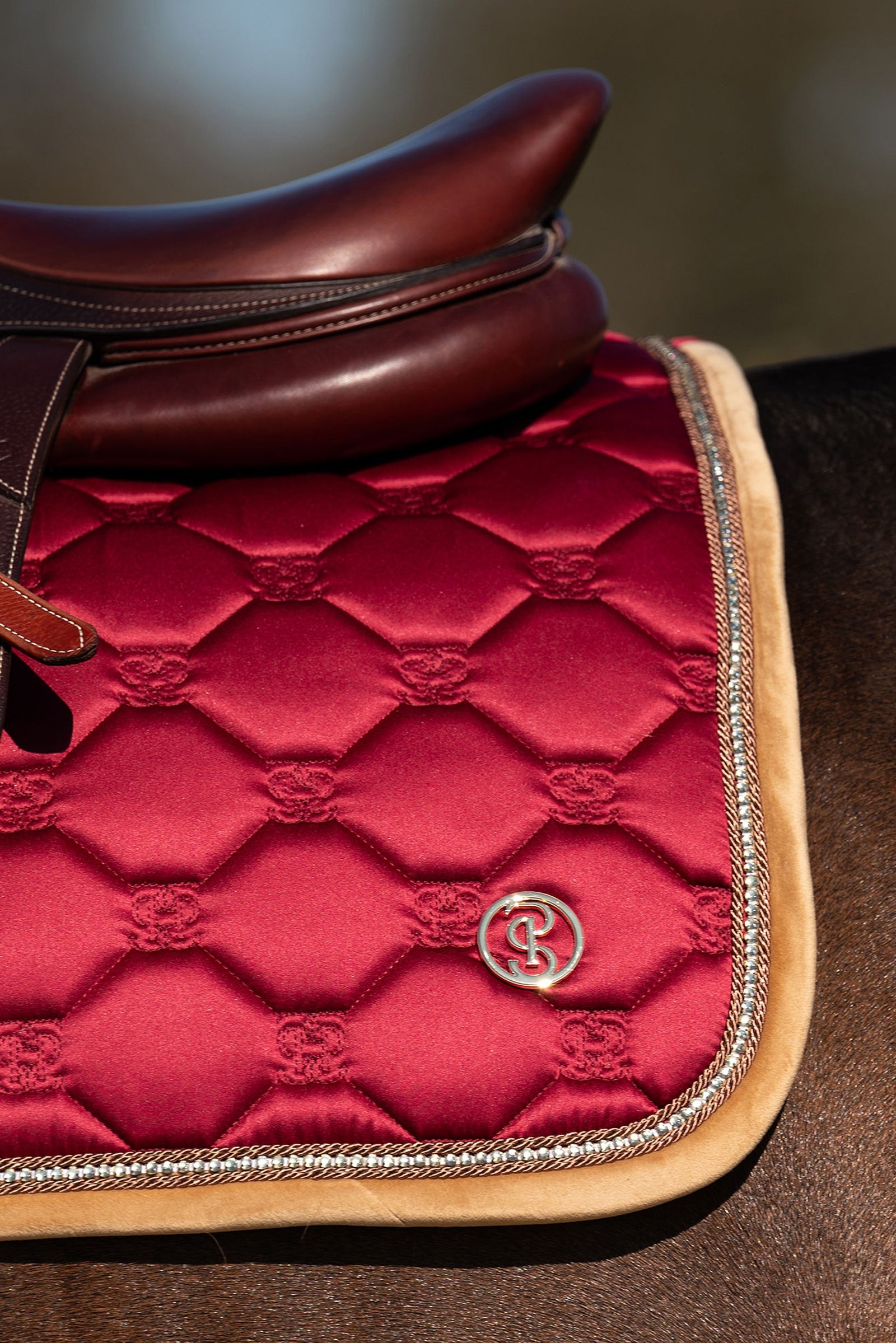 PS of Sweden Vintage Monogram Dressage Saddle Pad Saddle Pads