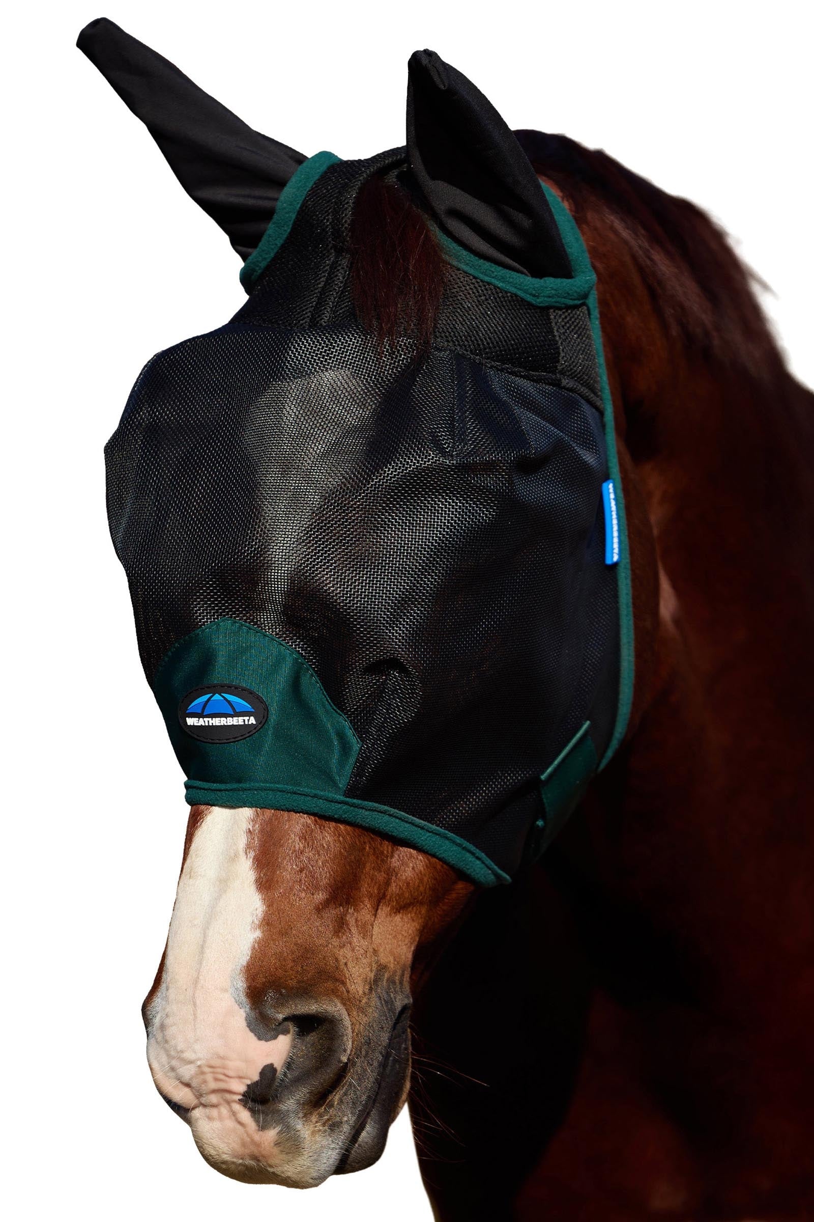 Weatherbeeta Comfitec Durable Mesh Fluemaske med ører Fluebeskyttelse til hest