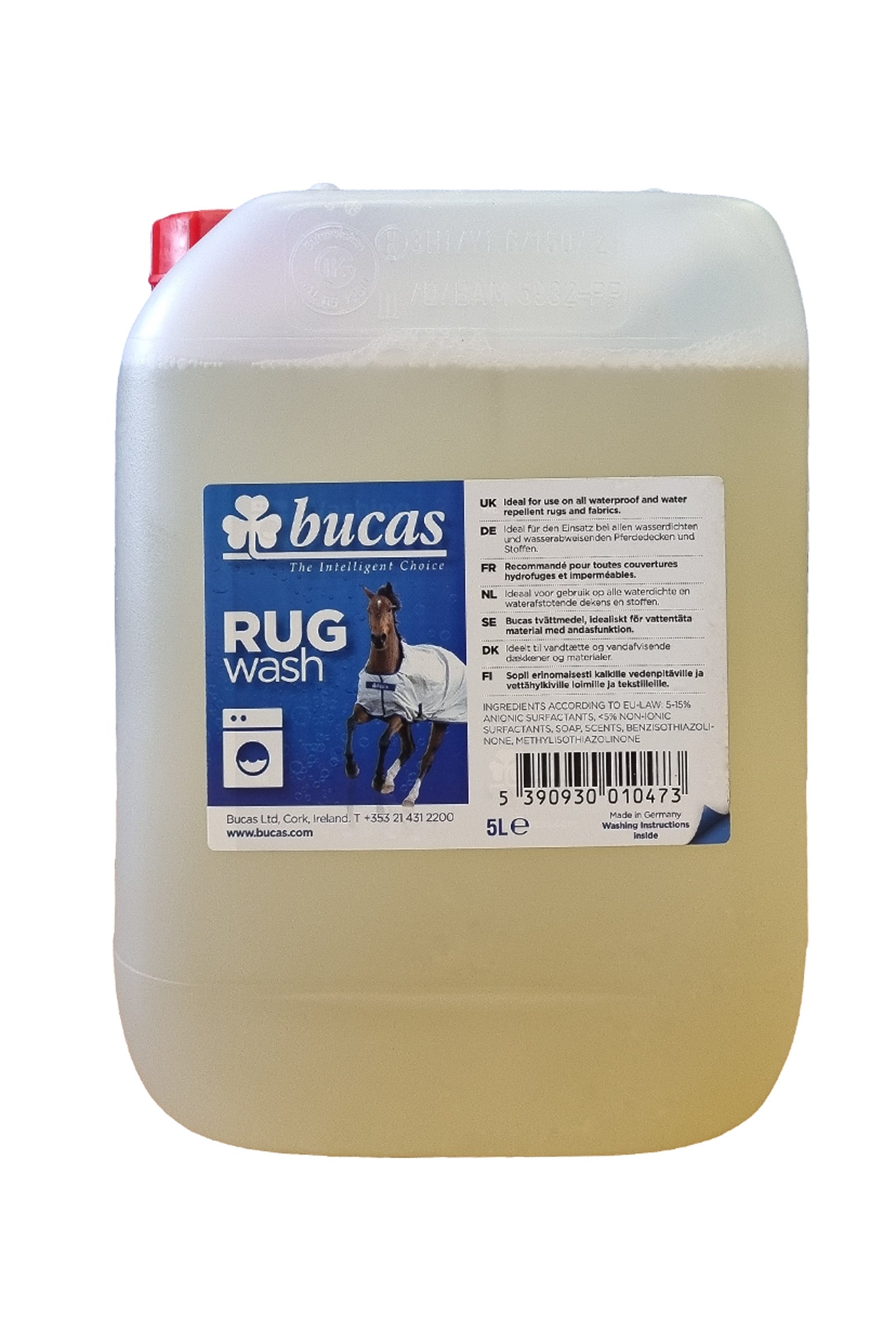 Bucas Dekkenvask, 5 l Hestepleie