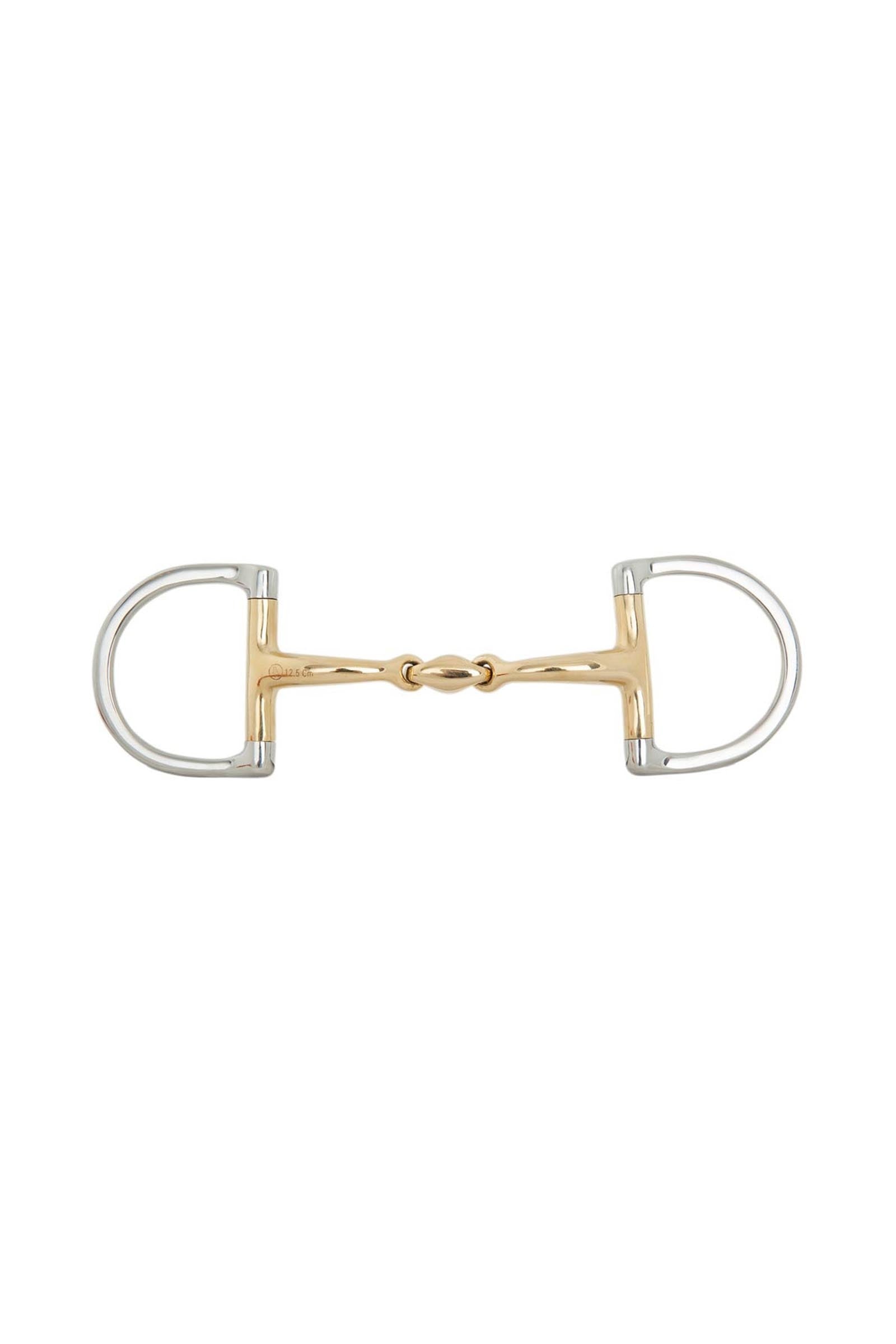 BR Soft Contact D-ring bitt, dobbelt leddet, 14 mm Bitt