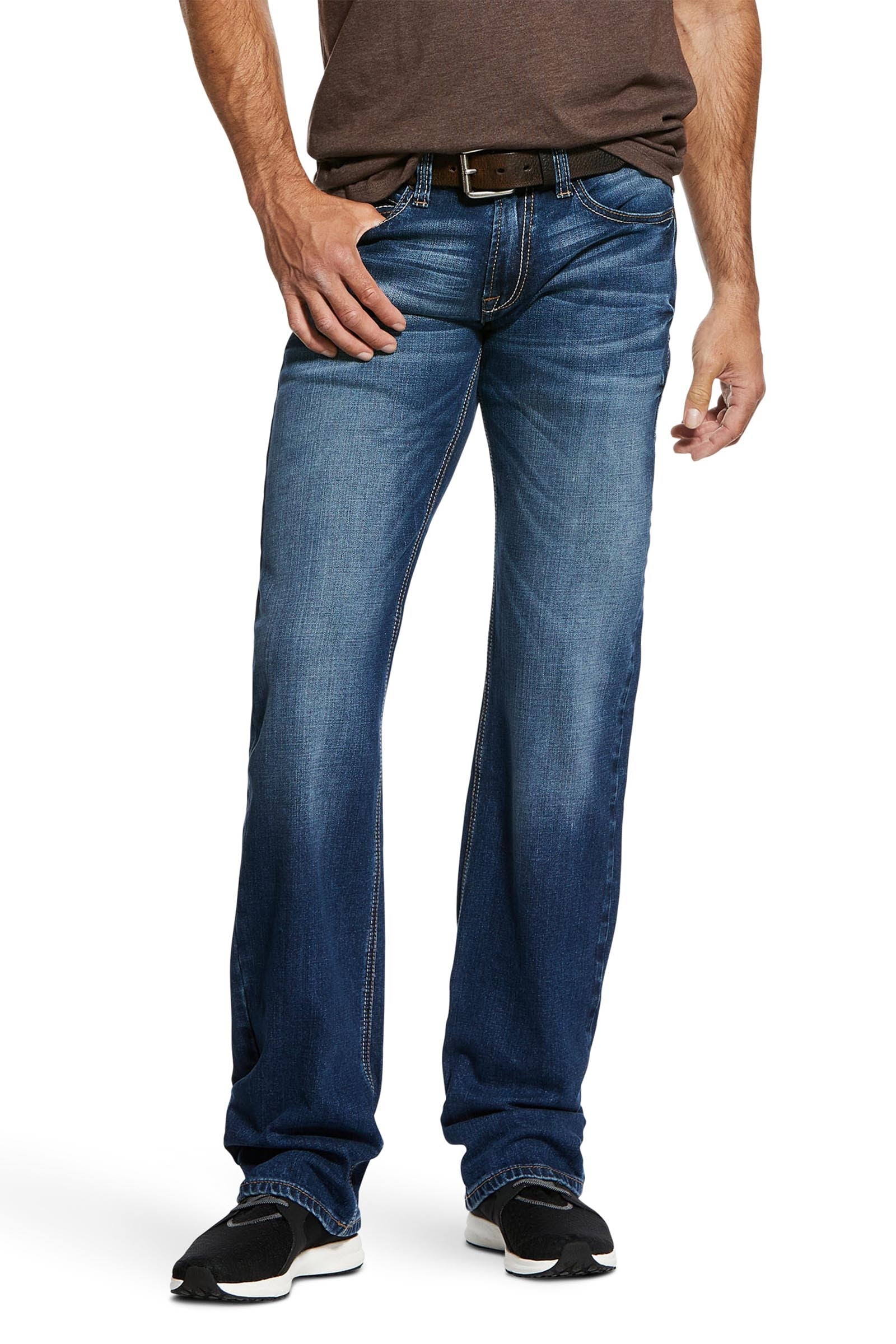 Ariat Nassau M7 Rocker jeans med rette ben for herrer Rideklær til herre