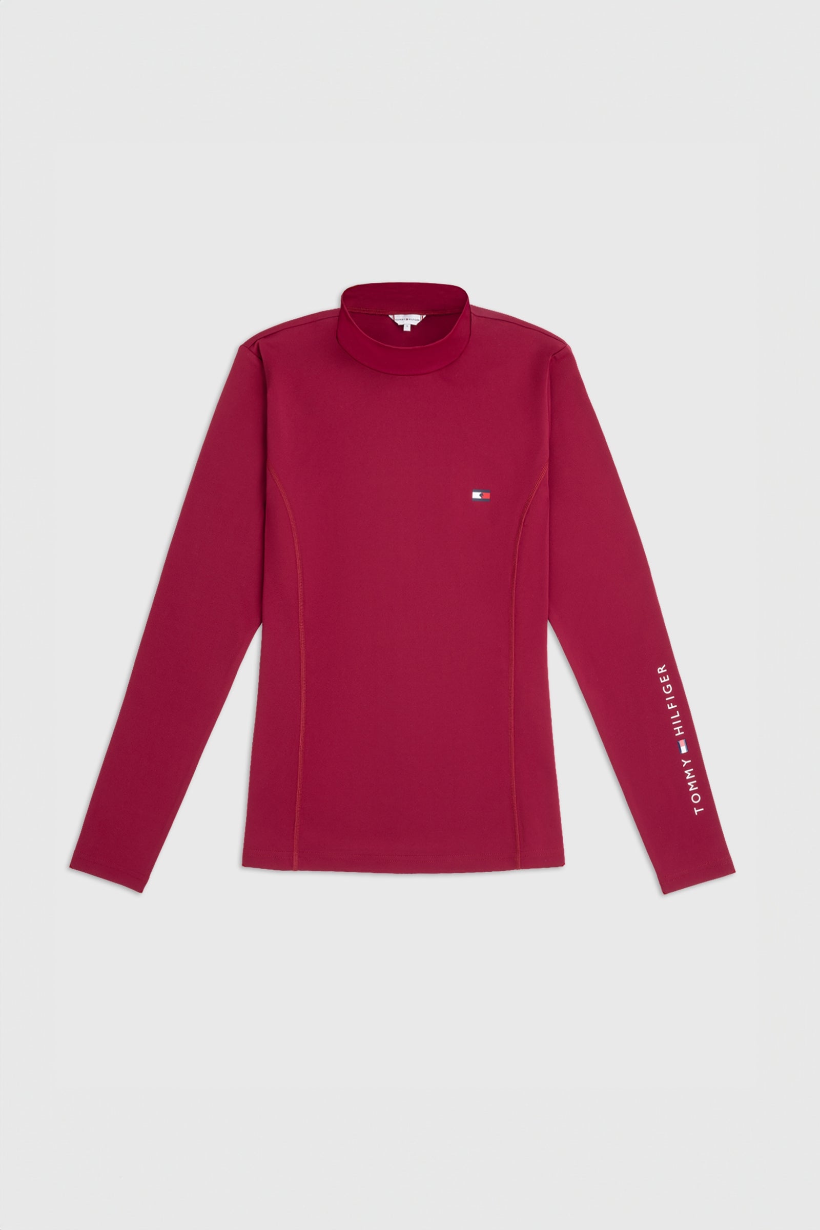 Tommy Hilfiger Equestrian langermet genser med høy hals for kvinner Rideklær til dame