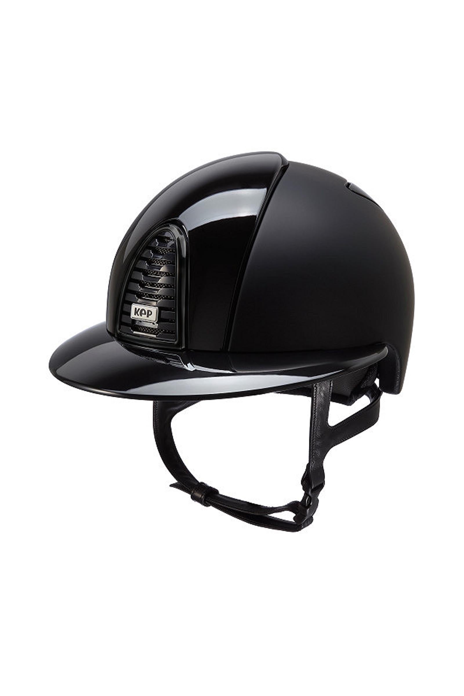 KEP Helmets KEP Cromo 2.0 Textile/Polish Polo Riding Helmet With Extra Visor, App Compatible Ridehjelm & sikkerhetsvest