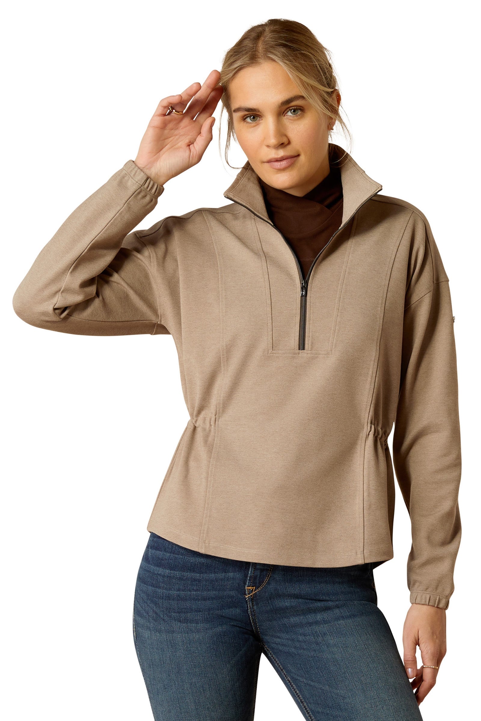 Ariat Ryeland 1/2 Zip Sweatshirt Rideklær til dame