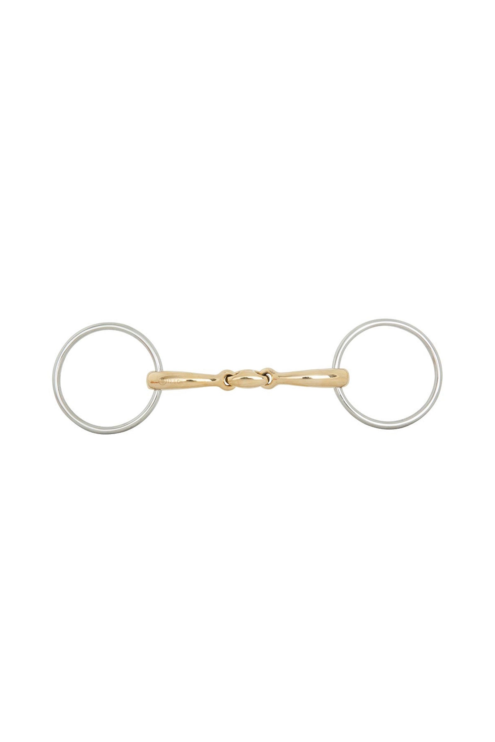 BR Soft Contact trinsebitt med løse ringer, dobbelt leddet, 14 mm Bitt