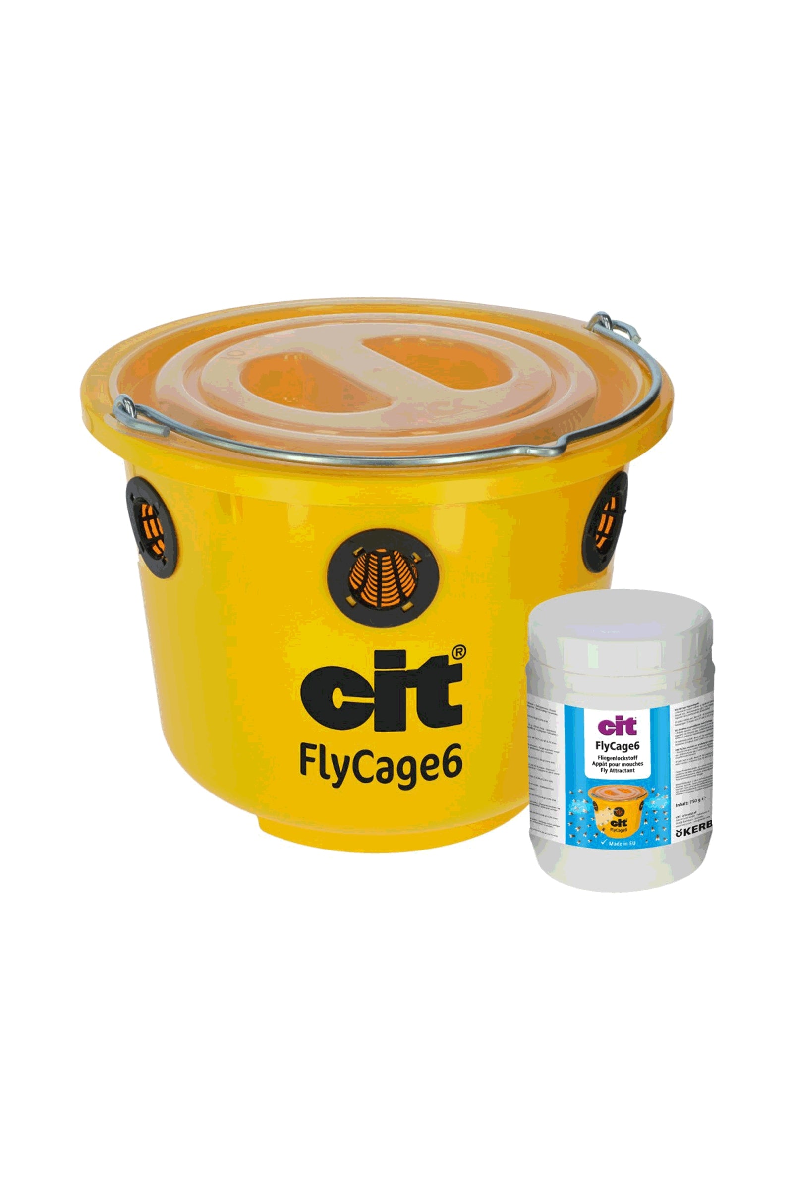 cit FlyCage 6 Fly Trap, Set incl. 750 g Attractant Fluebeskyttelse til hest