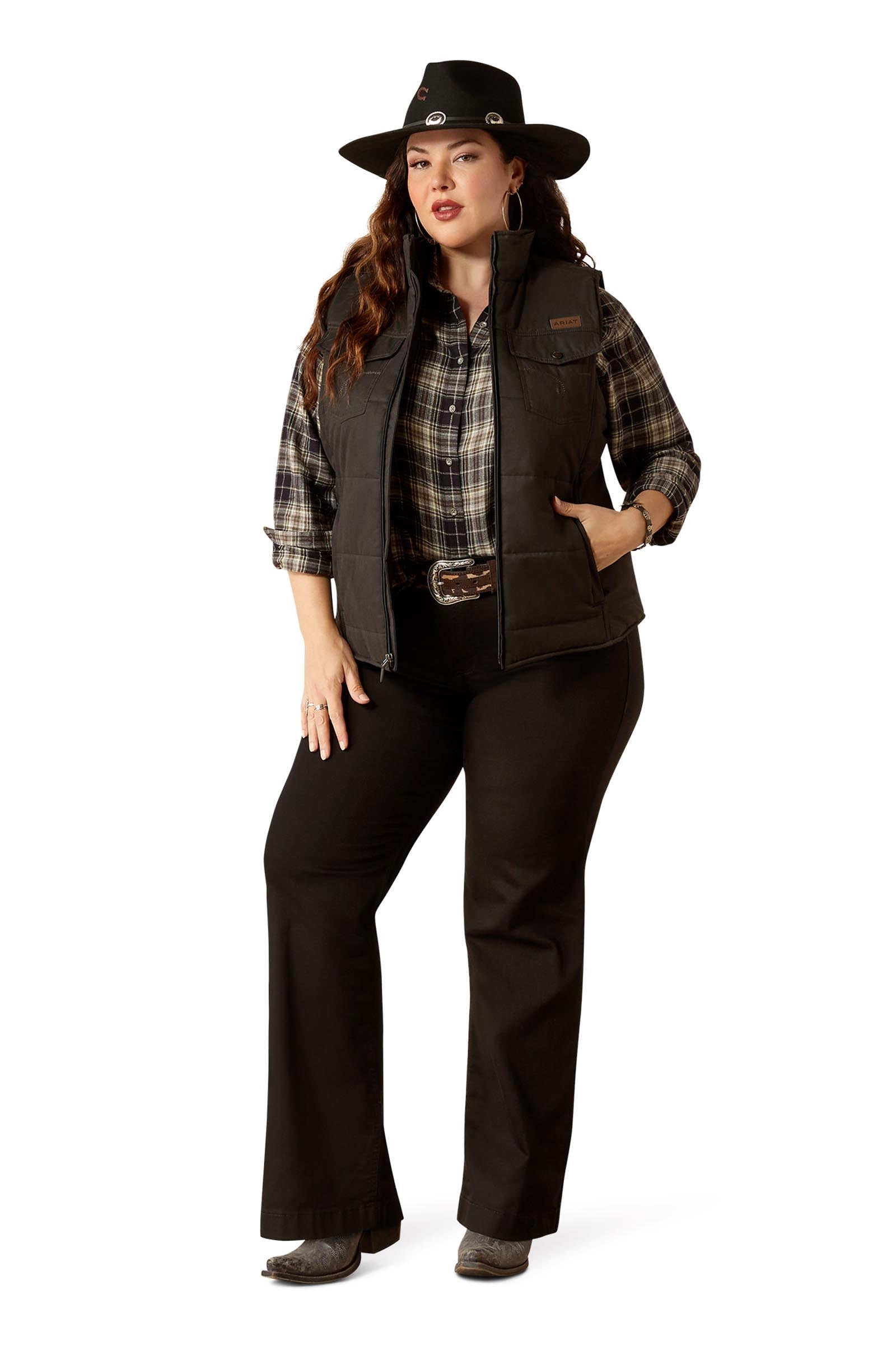 Ariat Grizzly Women's Quilted Vest Women’s Riding Clothing