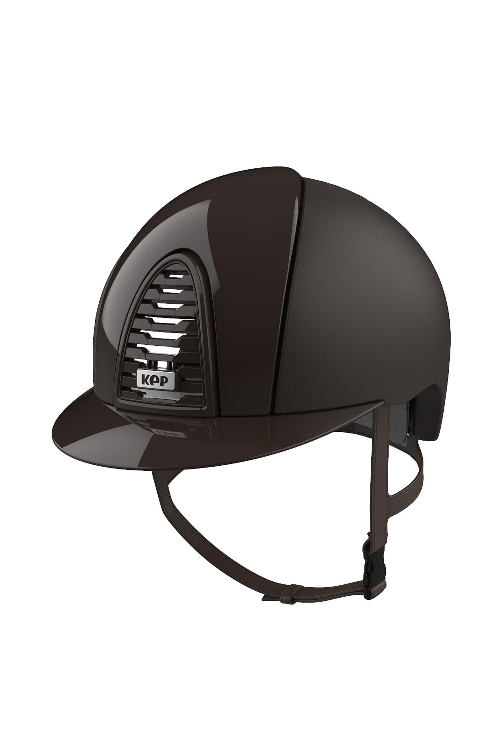 KEP Helmets KEP Cromo 2.0 Textile/Polish Riding Helmet With Extra Visor, App Compatible Ridehjelm & sikkerhetsvest