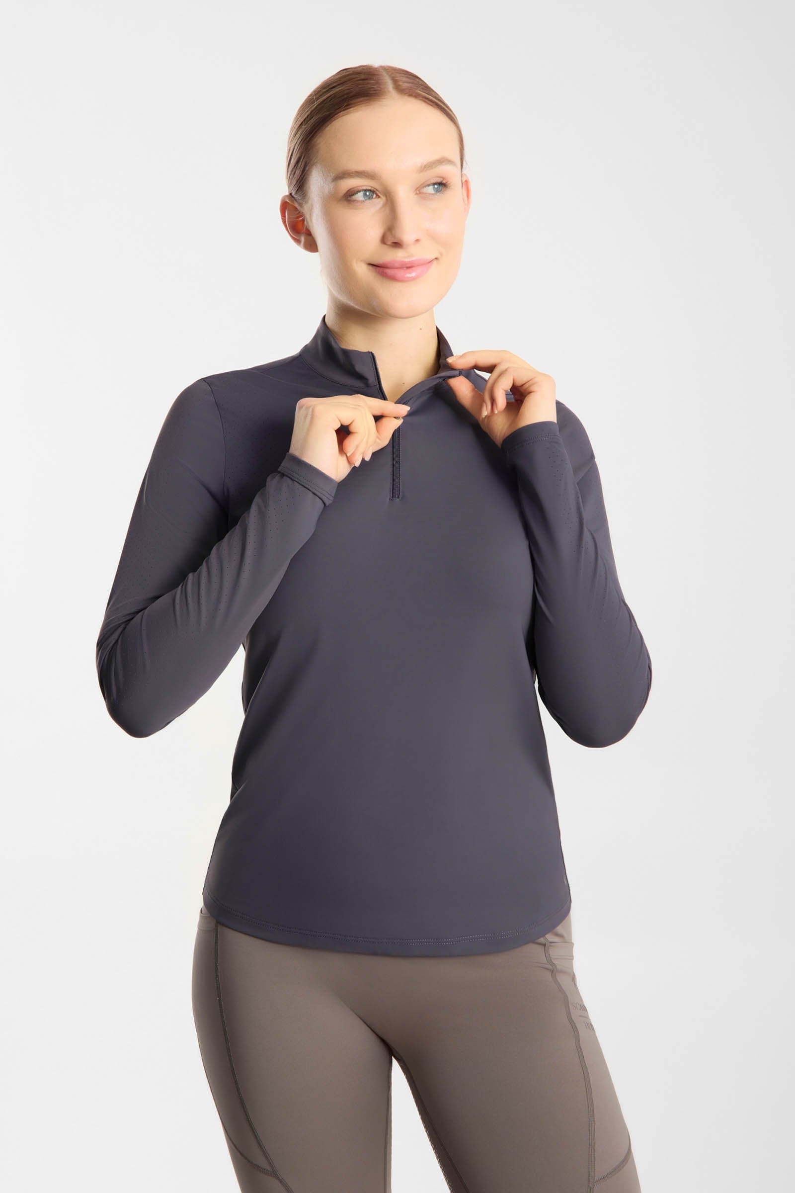 Horze Emmie dame kjølende funksjonsgenser med lange ermer Rideklær til dame