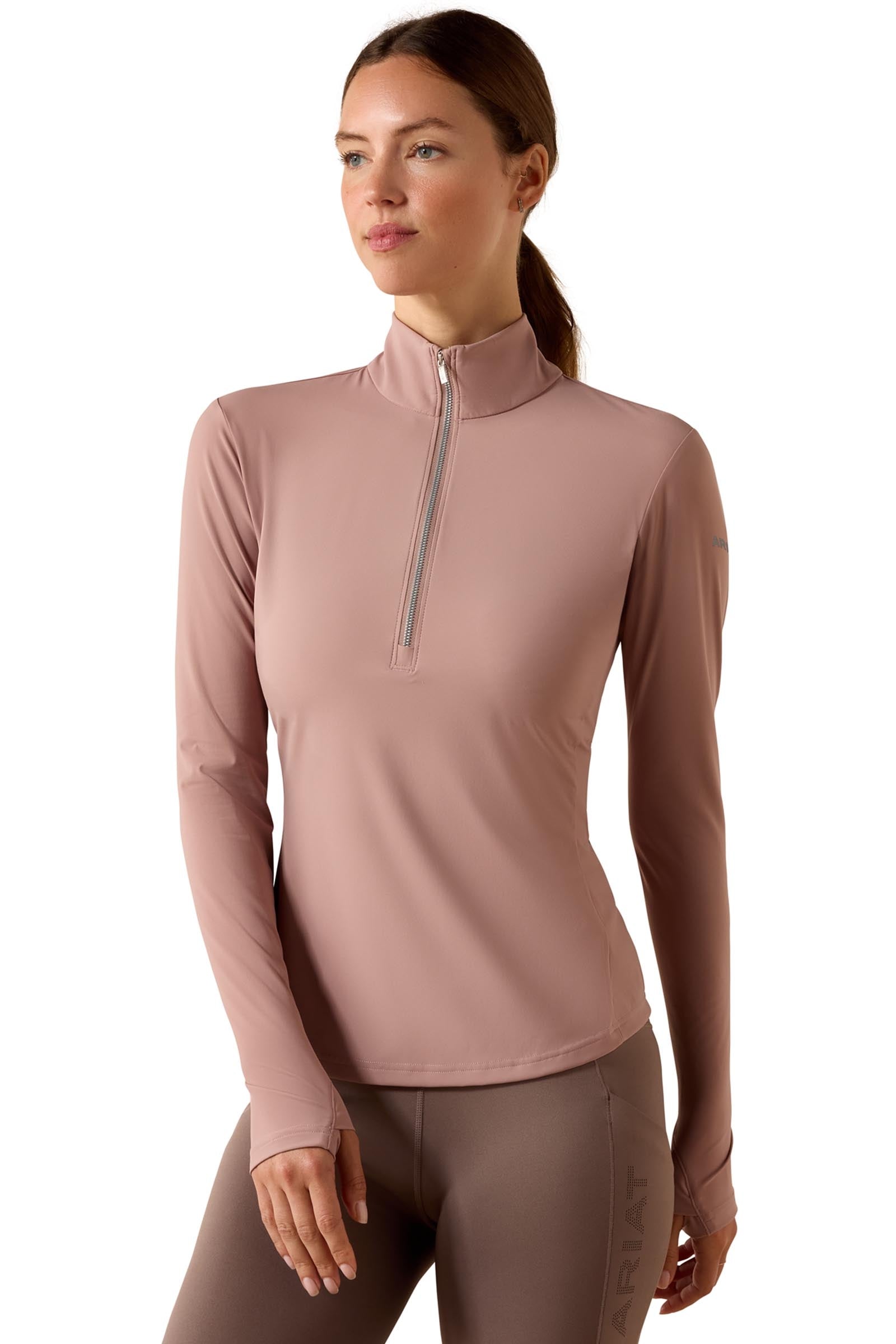Ariat Women's SolVeil 1/2 Zip Baselayer Rideklær til dame