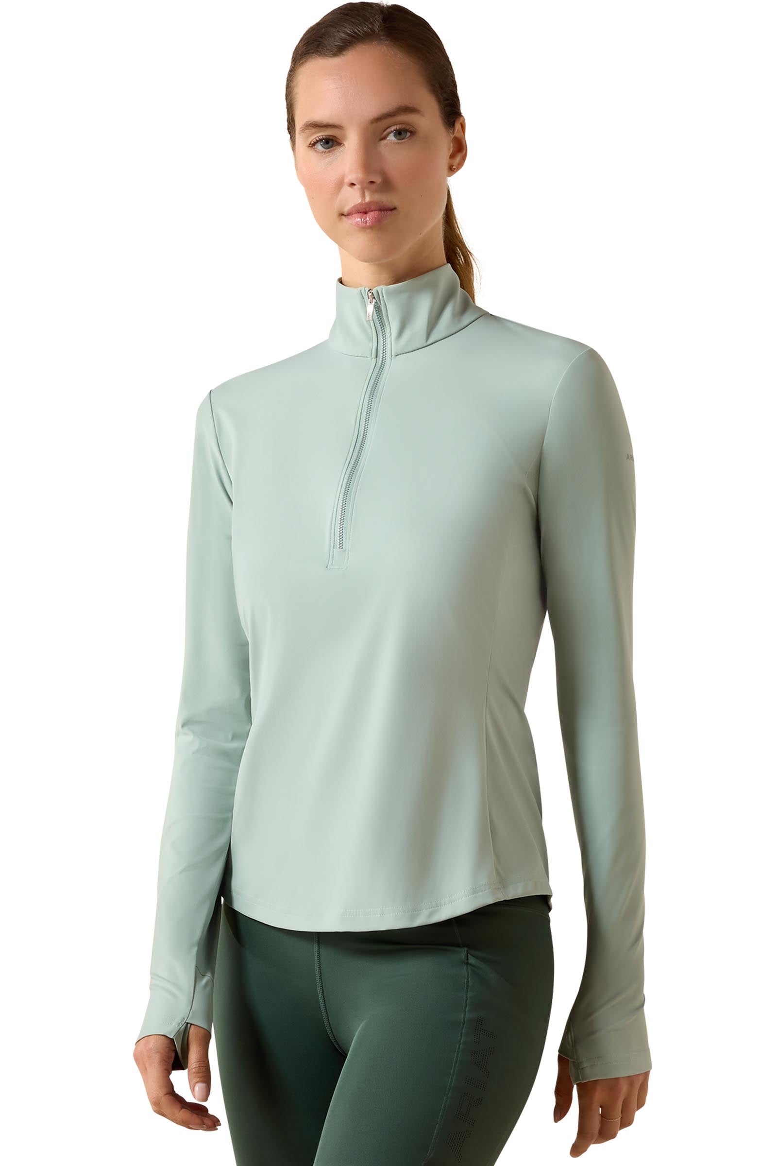 Ariat Women's SolVeil 1/2 Zip Baselayer Rideklær til dame