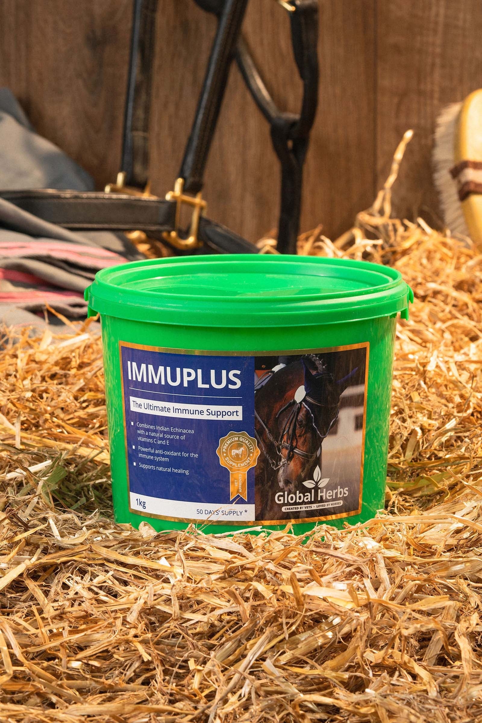 Global Herbs ImmuPlus 1kg Horse Feed & Nutrition