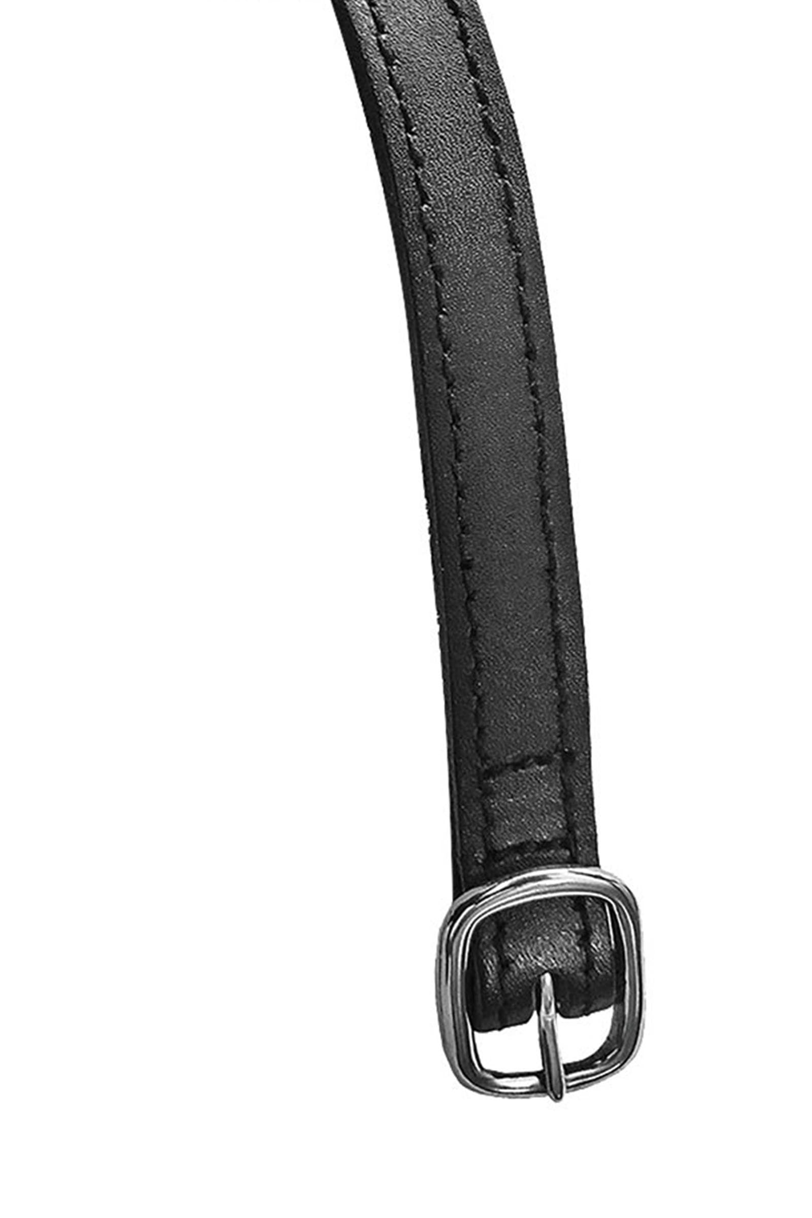 Equestro Laces For Spurs in Leather With Silver Buckle Riding Whips, Crops & Spurs