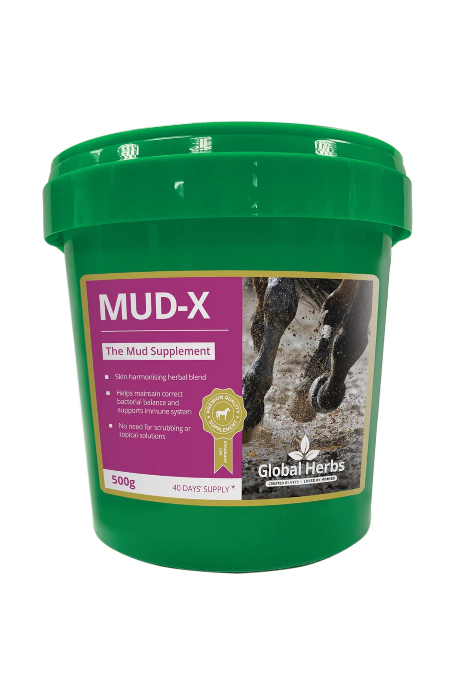 Global Herbs Mud-X, 500 gram Horse Feed & Nutrition