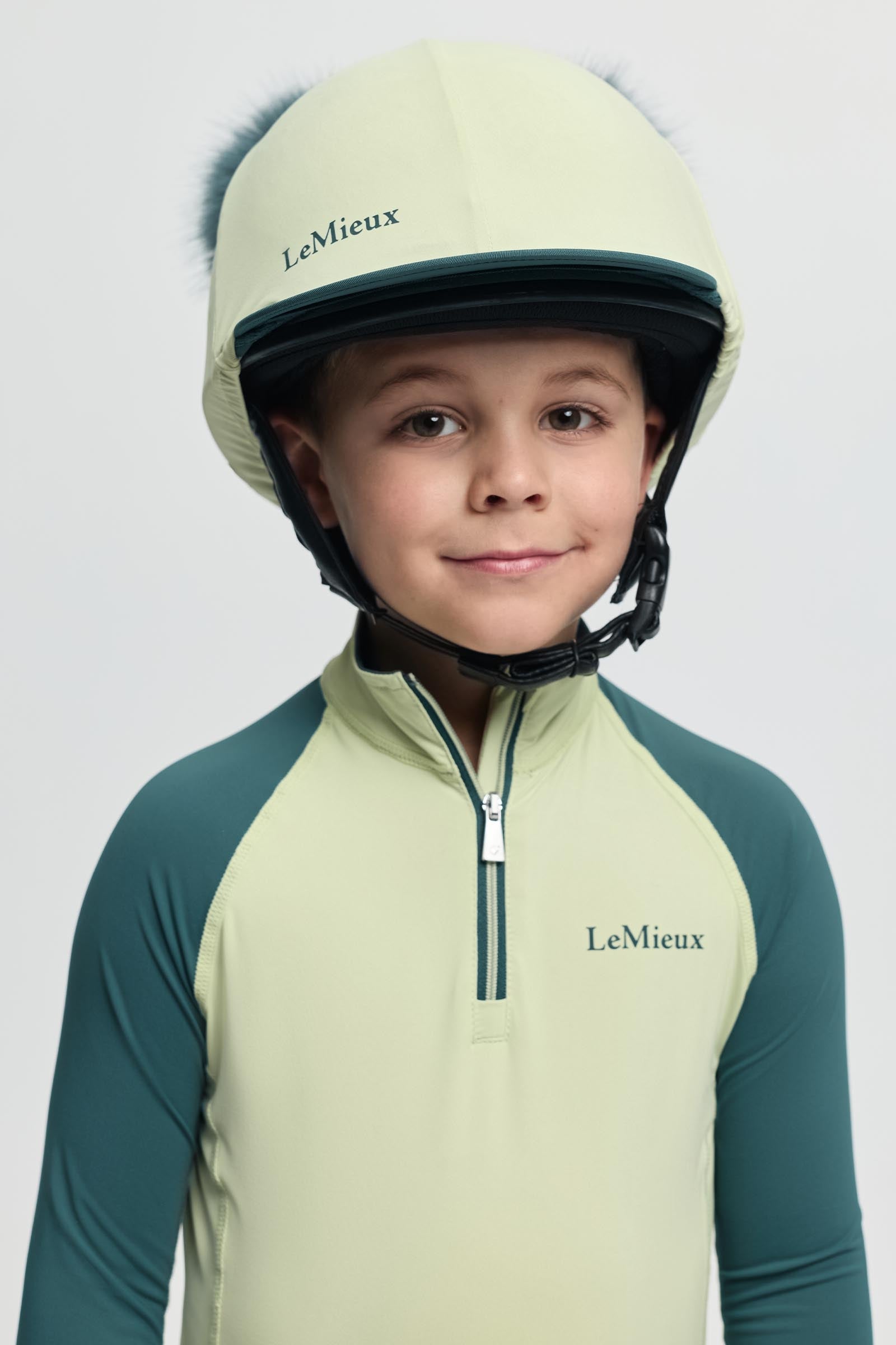 LeMieux Mini dobbelt dusk hjelmtrekk Rideklær til barn